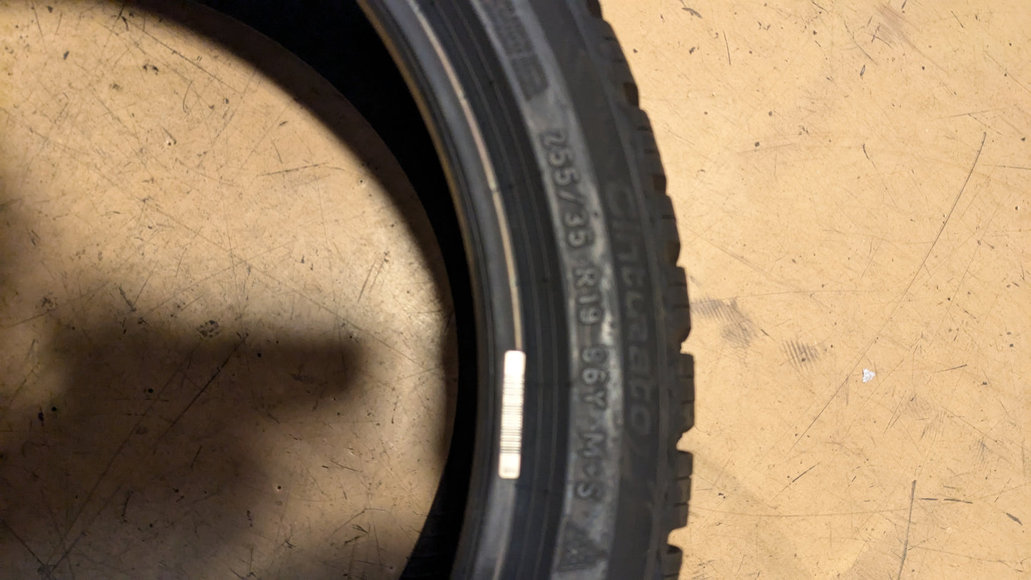 PIRELLI CINTURATO WEATHERACTIVE BSW P 255 35 19 96Y XL ALL WEATHER TIRE 4164800