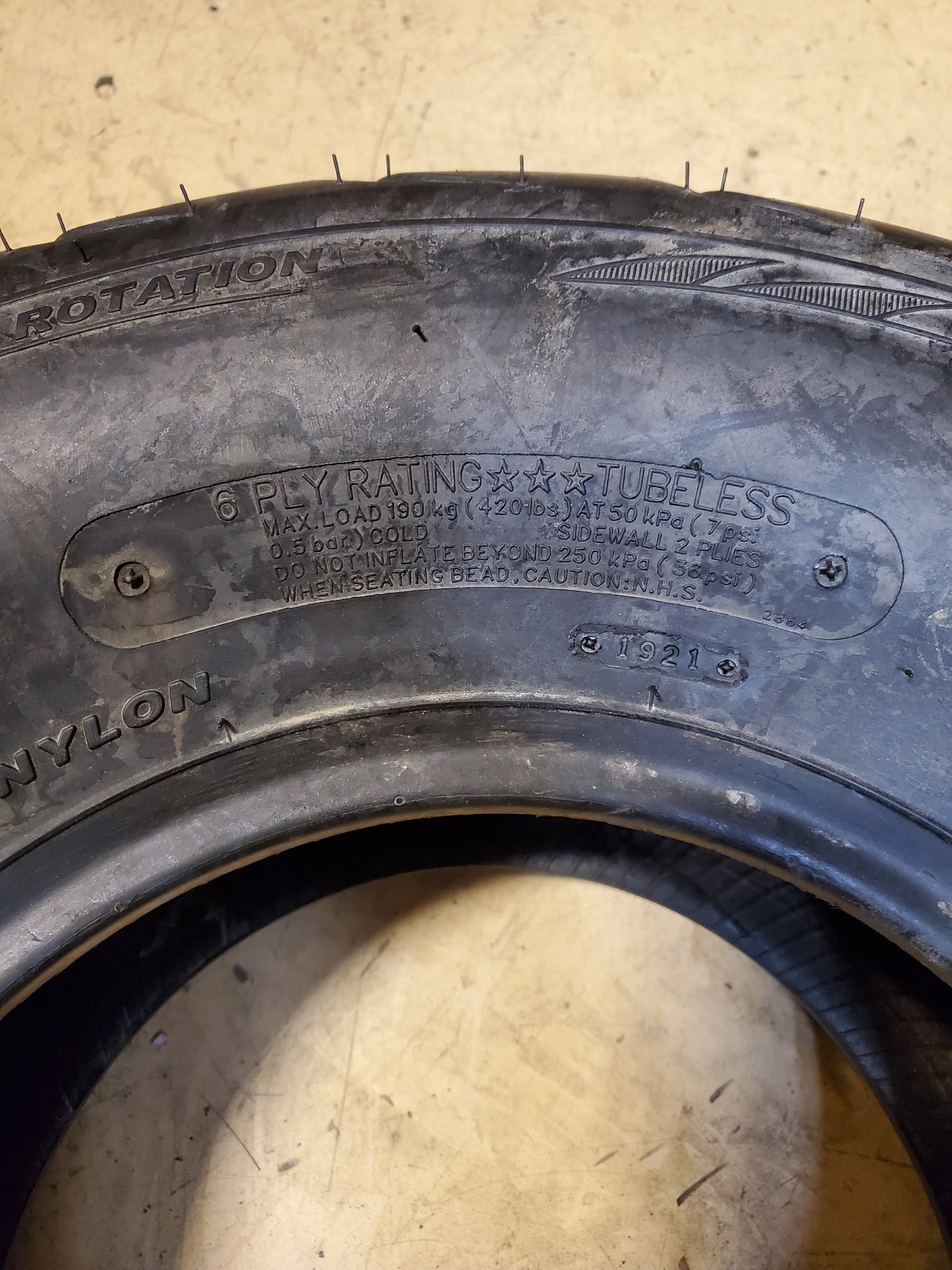 KENDA SPEEDRACER BSW AT 25 10 12 6PLY REAR ATV/UTV TIRE 85471295C1