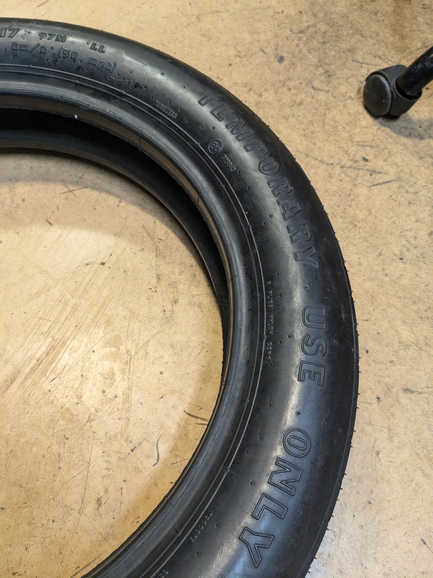 NOS GOODYEAR CONVENIENCE SPARE BSW T 145 80 17 97M TEMPORARY/COMPACT TIRE 818001262