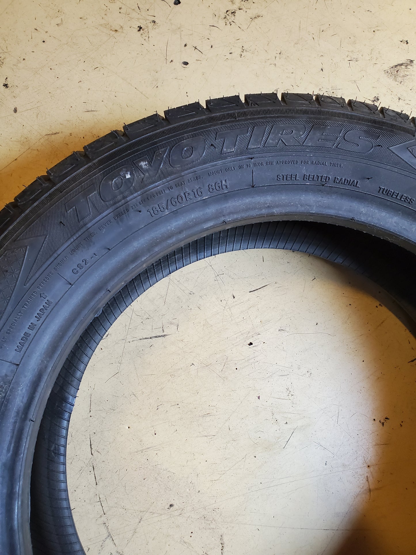 TOYO CELSIUS II BSW P 185 60 16 86H ALL WEATHER TIRE 243520
