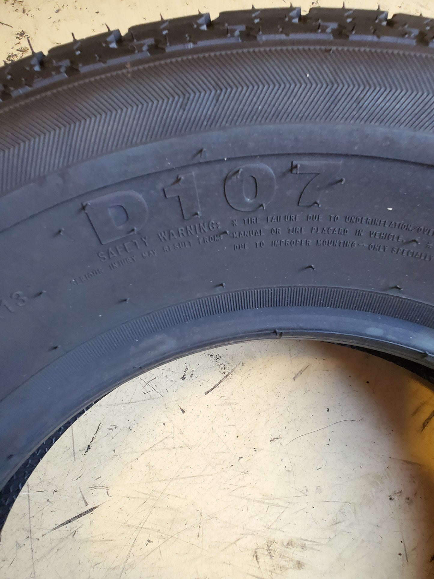 FREE COUNTRY D107 BSW ST 185 80 13 99/95M 8PLY TRAILER TIRE ST1858013