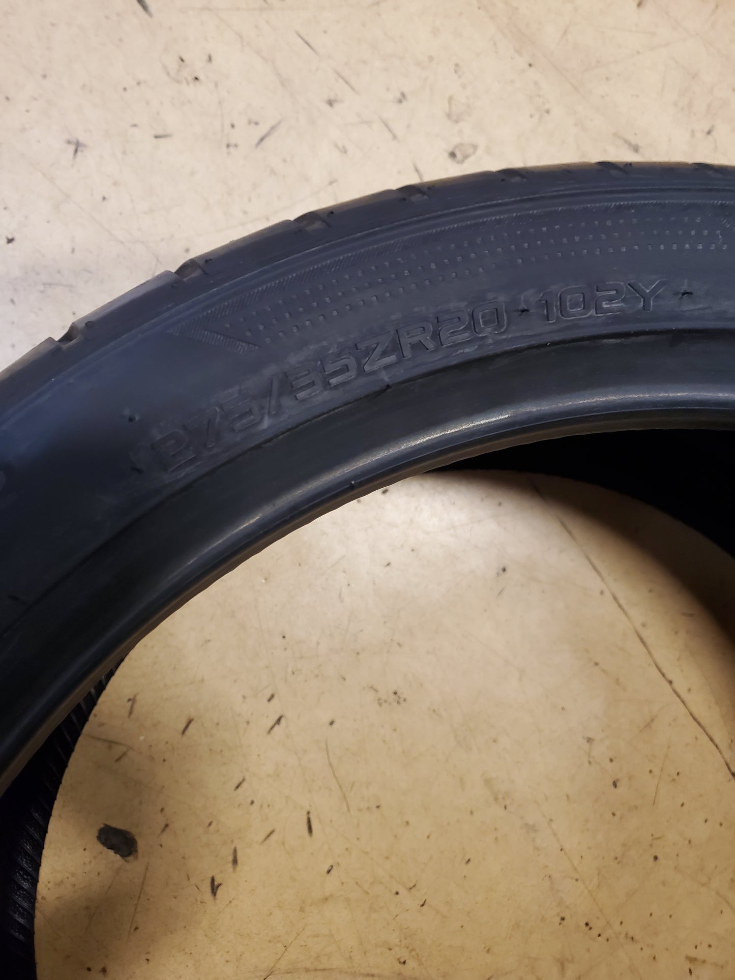 NOS HANKOOK VENTUS V12 EVO2 K120 BSW P 275 35 20 102Y XL UHP TIRE 1015372