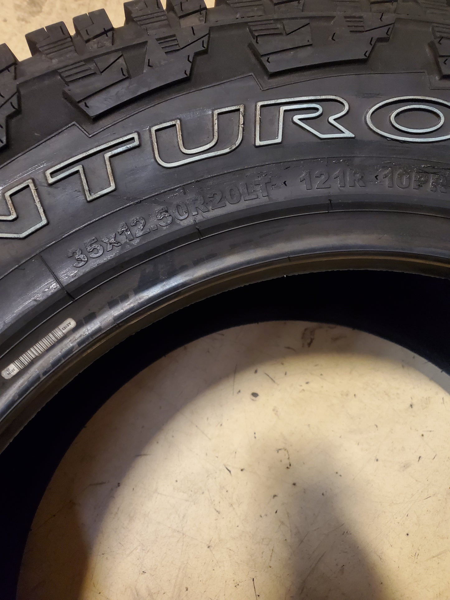 GT RADIAL ADVENTURO ATX RWL LT 35 12.5 20 121R 10PLY ALL TERRAIN TIRE AS163