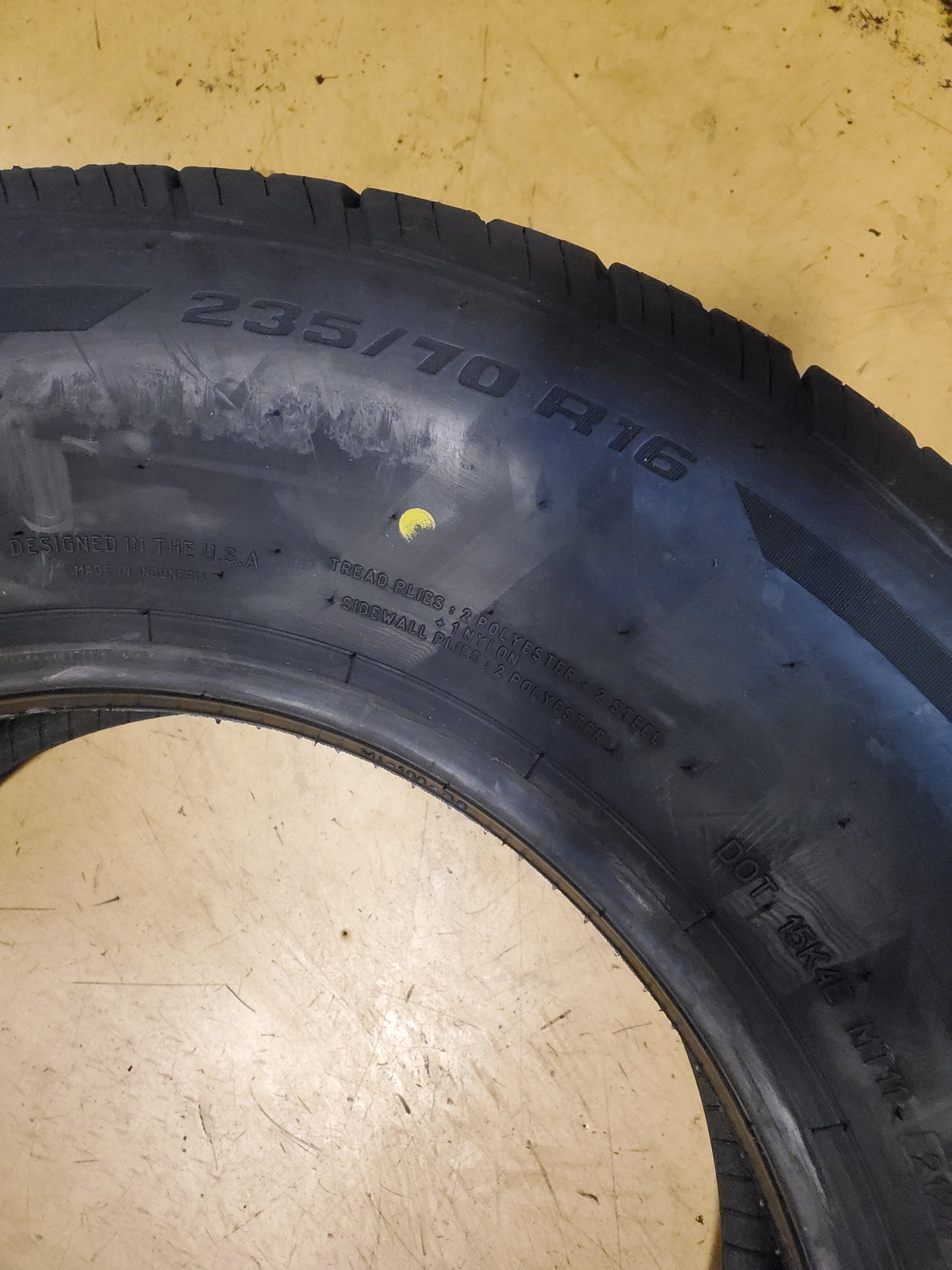 BFGOODRICH ADVANTAGE CONTROL BSW P 235 70 16 106T ALL SEASON TIRE 02584
