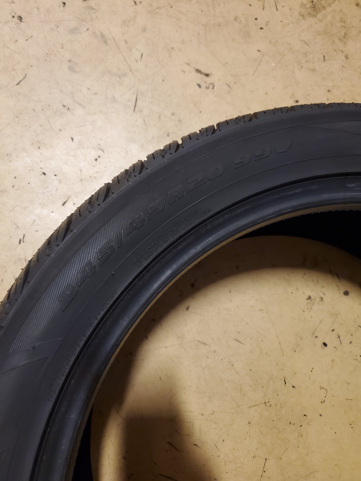YOKOHAMA PARADA SPEC-X BSW P 245 45 20 99V PERFORMANCE TIRE 110100247
