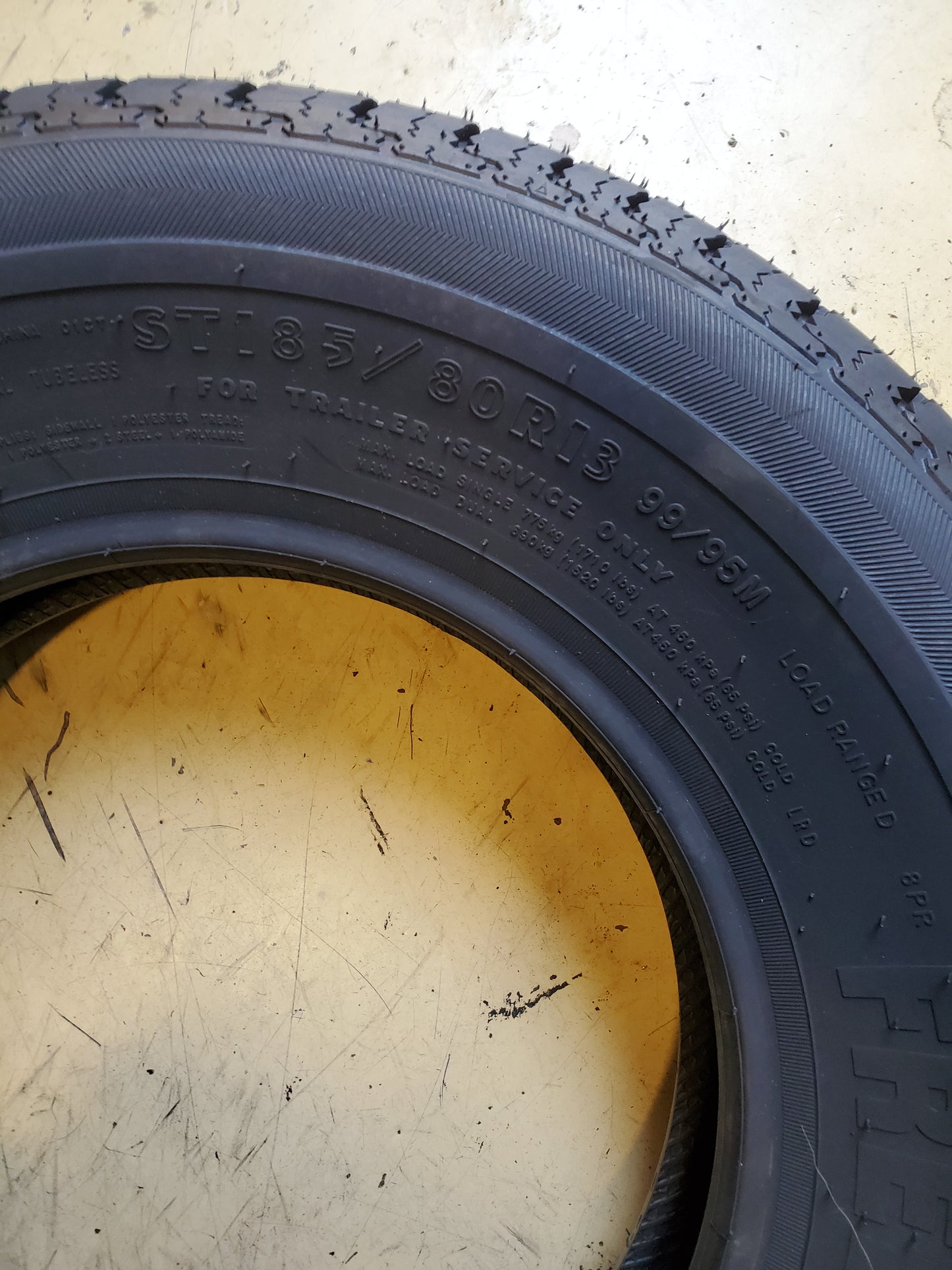 FREE COUNTRY D107 BSW ST 185 80 13 99/95M 8PLY TRAILER TIRE ST1858013