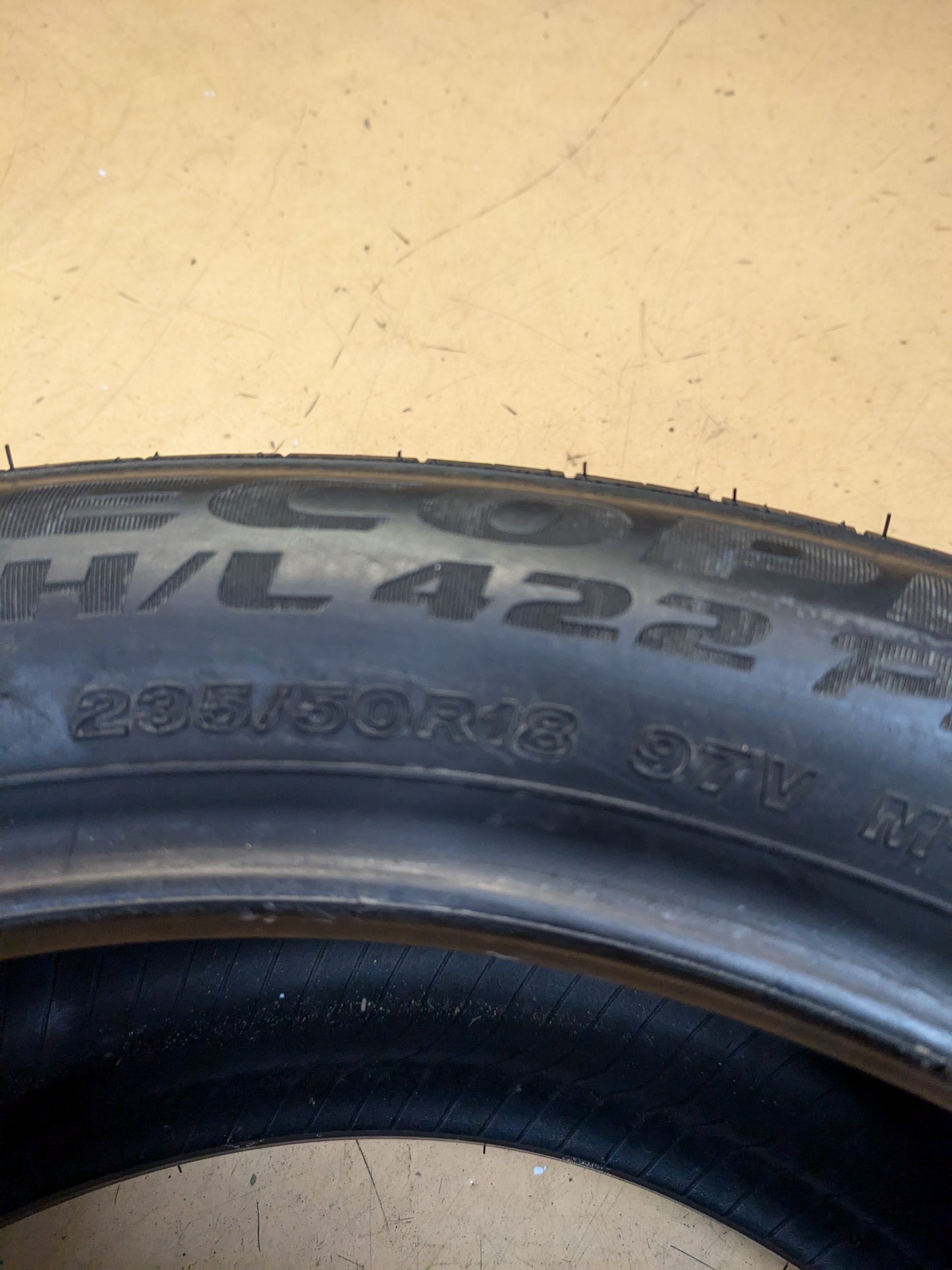 BRIDGESTONE ECOPIA HL 422 PLUS P 235 50 18 97V SL ALL SEASON TIRE 004493