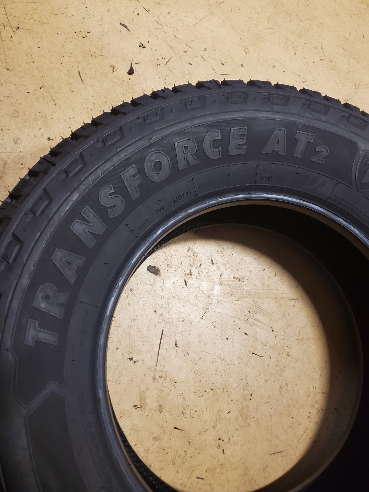 FIRESTONE TRANSFORCE AT2 BSW LT 265 70 17 121/118R 10PLY ALL TERRAIN TIRE 013868