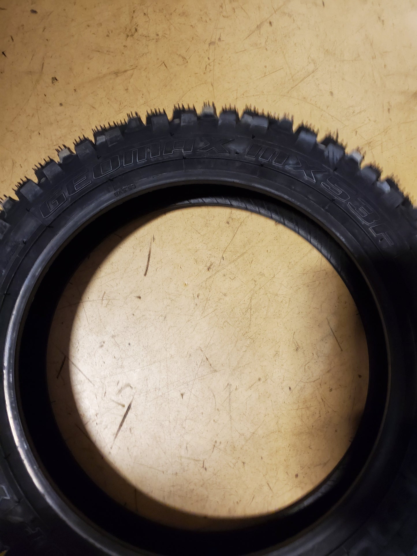 DUNLOP GEOMAX MX53F BSW 60 100 10 33J FRONT DIRT BIKE TIRE 45236325