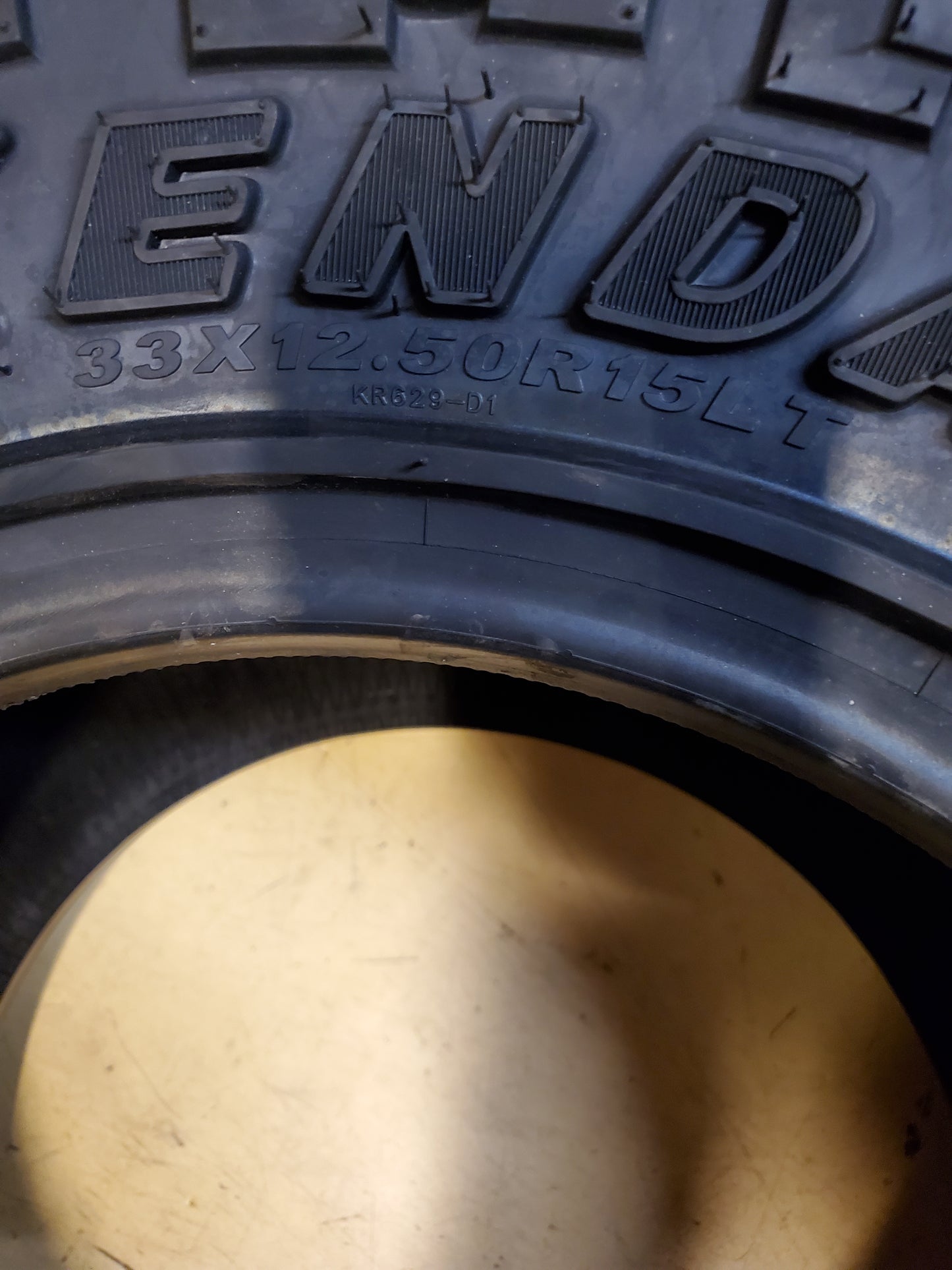 KENDA KLEVER M/T 2 KR629 BSW LT 33 12.5 15 108Q MUD TIRE 629024