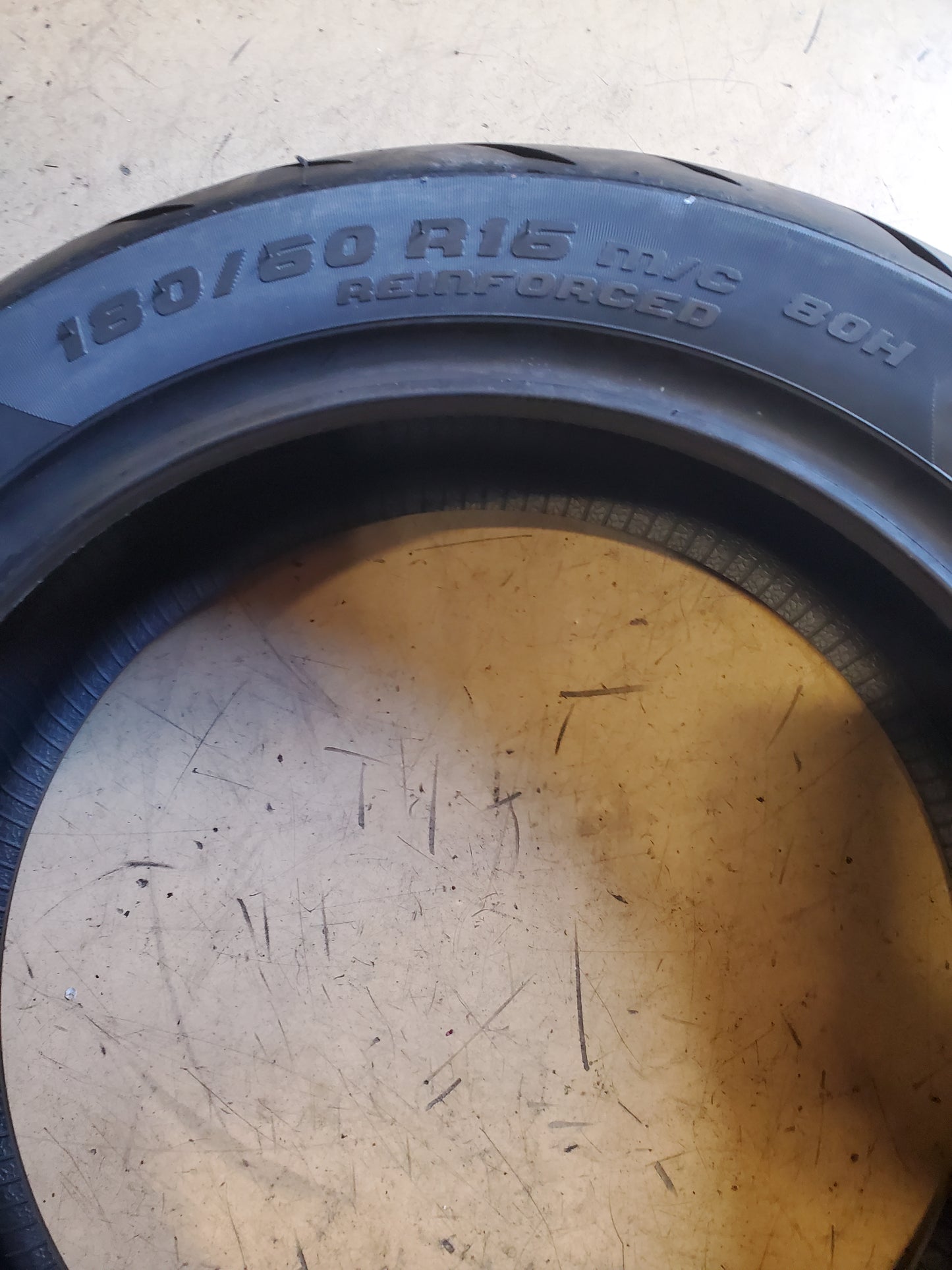 BRIDGESTONE BATTLAX S23 BSW 180 55 17 73W REAR MOTORCYCLE TIRE 15926