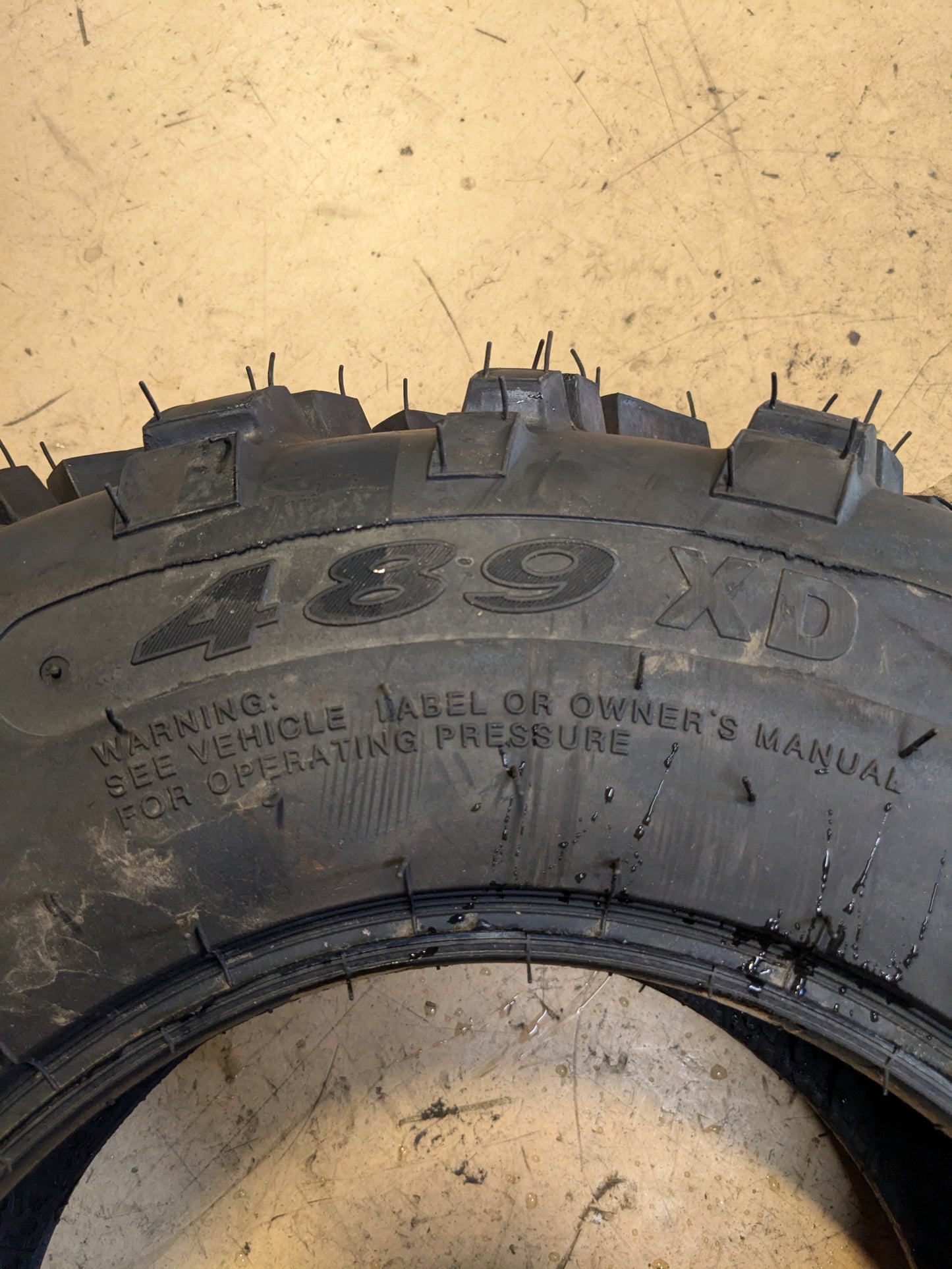 CARLSTAR 489 XD BSW AT 26 8 12 61K 8PLY ATV/UTV TIRE 6P1712