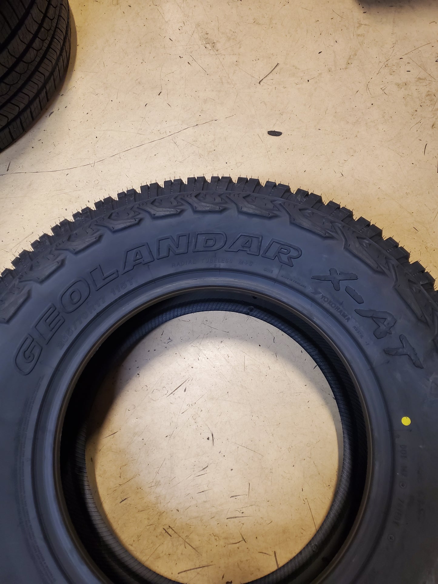 YOKOHAMA GEOLANDAR X-AT BSW P 265 70 17 115T ALL TERRAIN TIRE 110116085