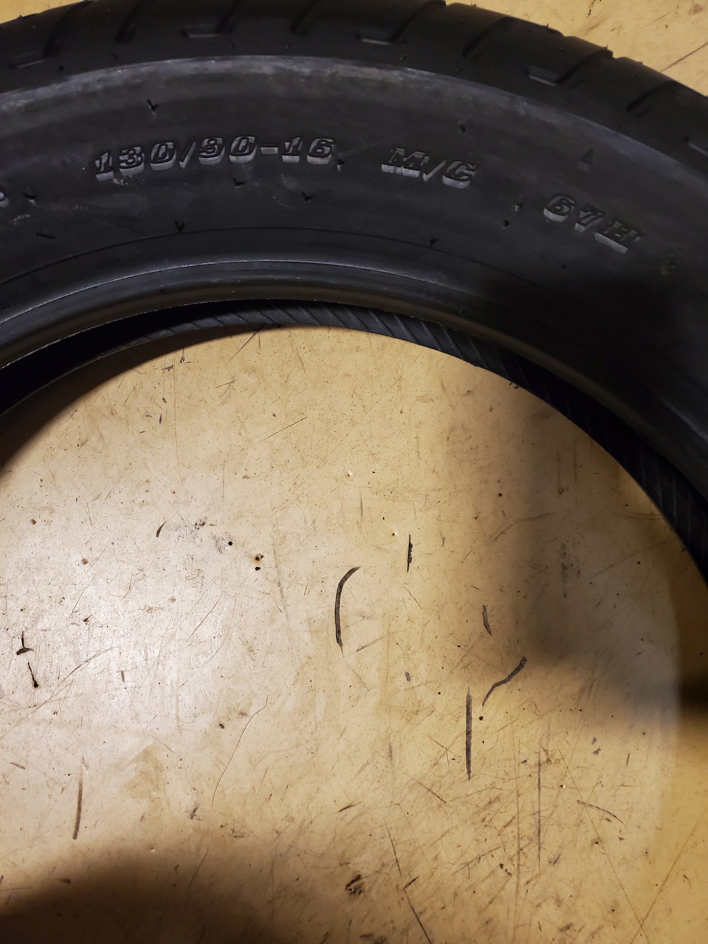 DUNLOP D404 BSW 130 90 16 67H FRONT MOTORCYCLE TIRE 45605964