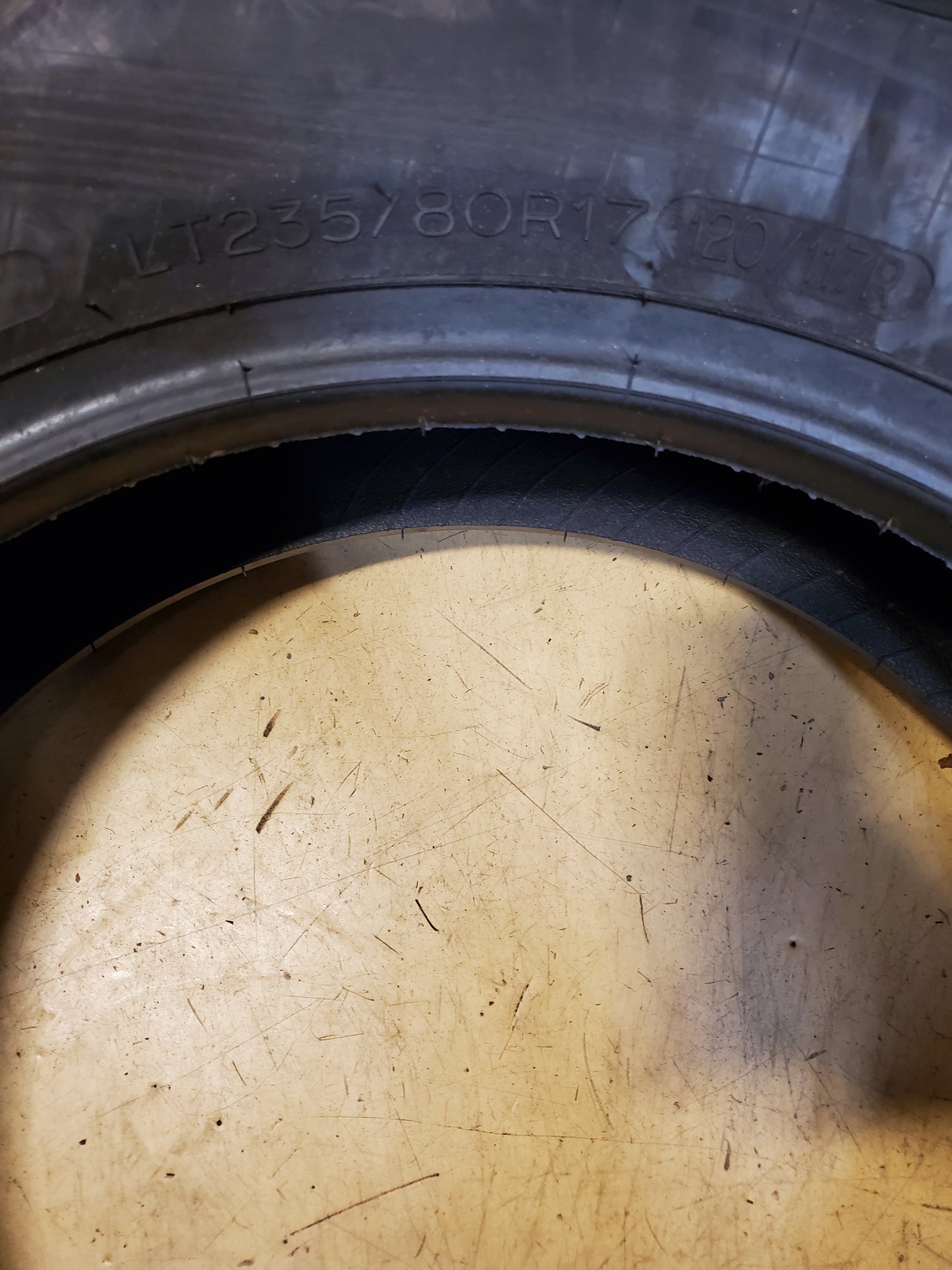 4 BFGOODRICH COMMERCIAL T/A ALL-SEASON 2 BSW LT 235 80 17 120/117R 10PLY TIRE 11616