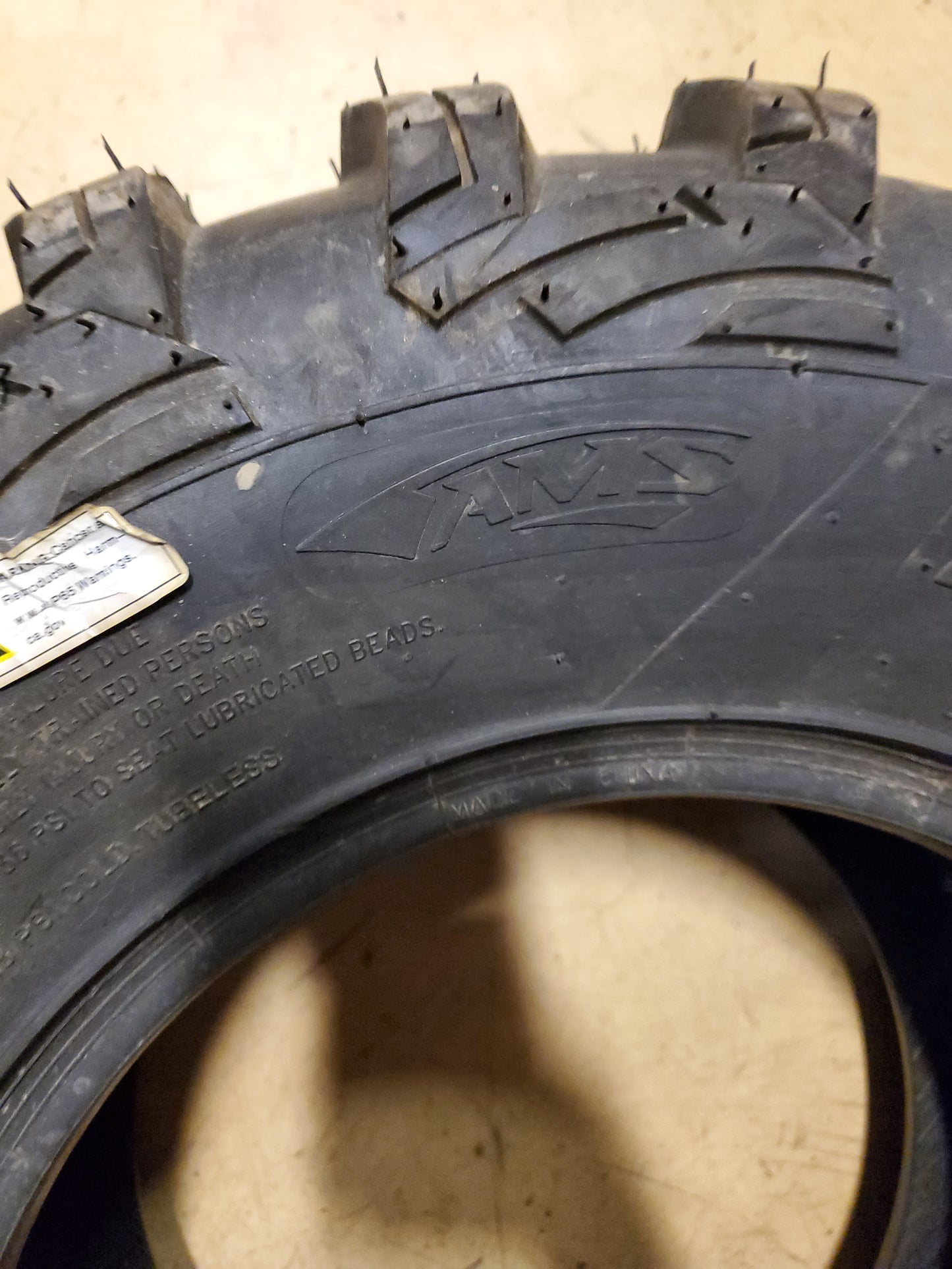 NOS AMS RADIAL PRO A/T BSW AT 25 10 12 56L 8PLY ATV/UTV TIRE 03200683