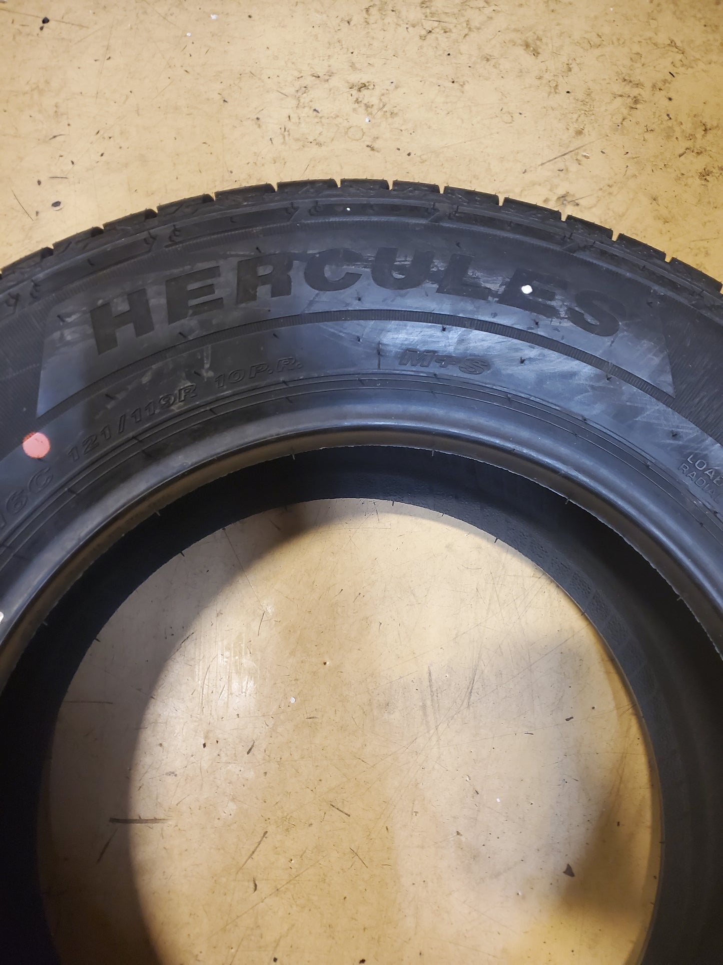 HERCULES TERRA TRAC CH4 BSW P 235 65 16C/10 121/119R 10PLY ALL SEASON TIRE 96433