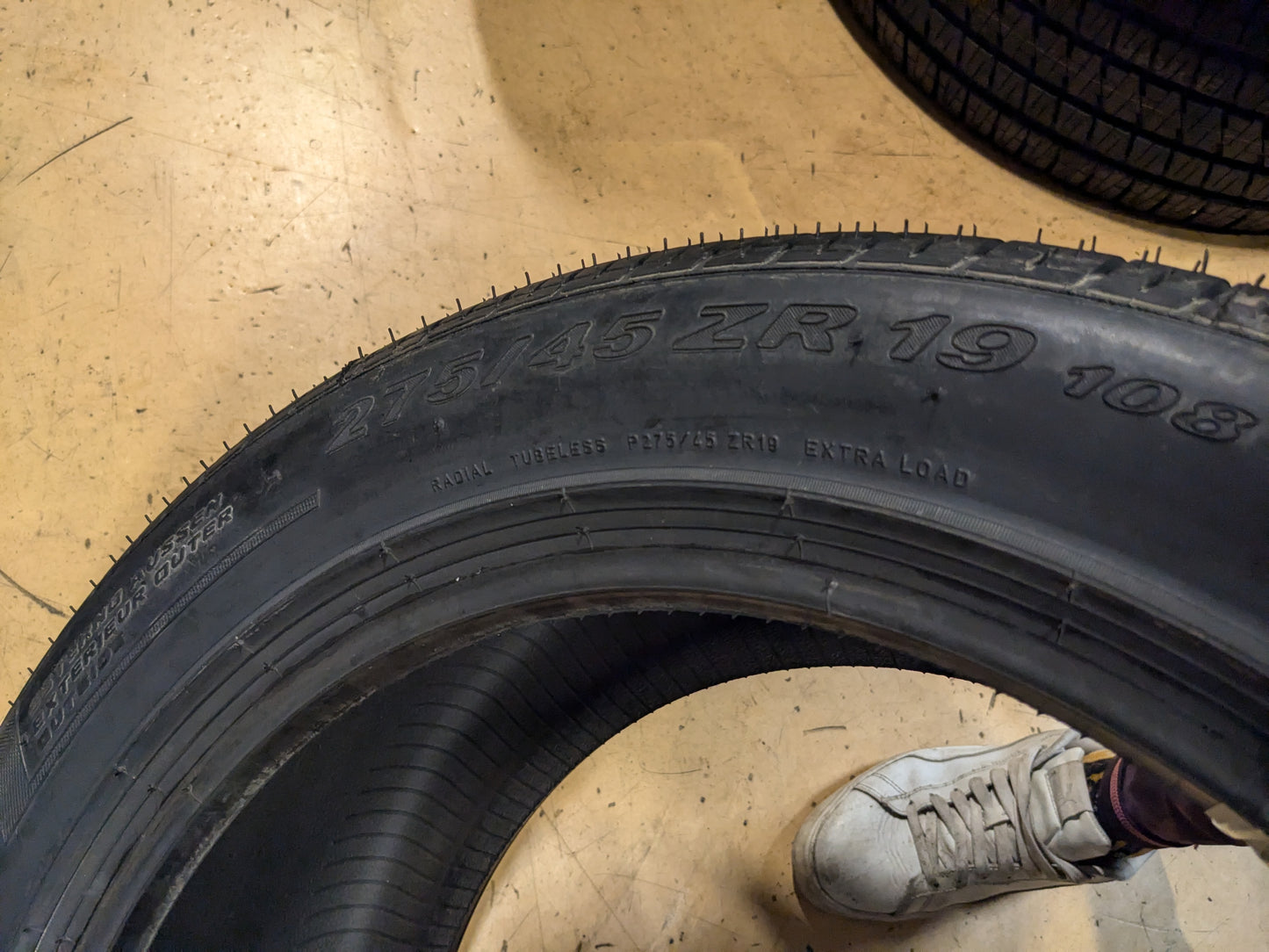 NOS PIRELLI P ZERO ROSSO ASIMMETRICO (N1) PORSCHE BSW P 275 45 19 108Y XL UHP TIRE 1688600