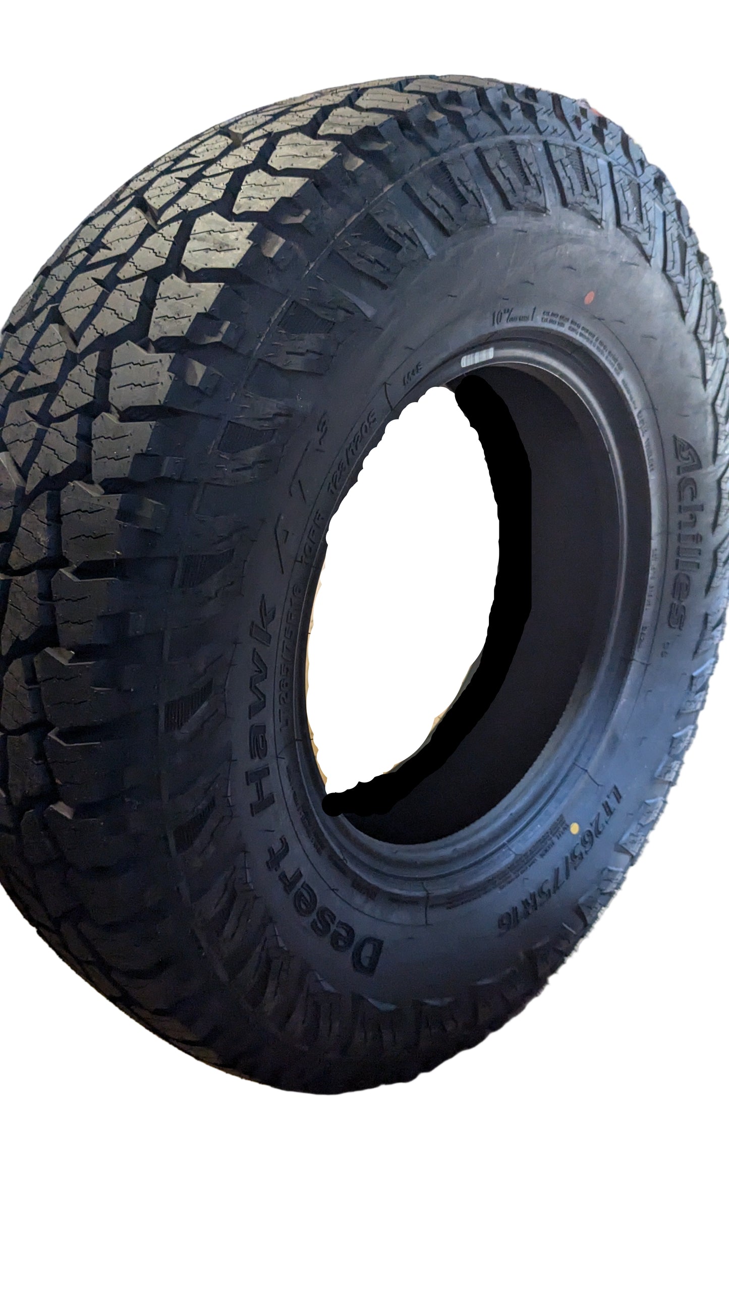 ACHILLES DESERT HAWK BSW LT 285 65 20 126/123S 10 PLY TERRAIN TIRE ADK67