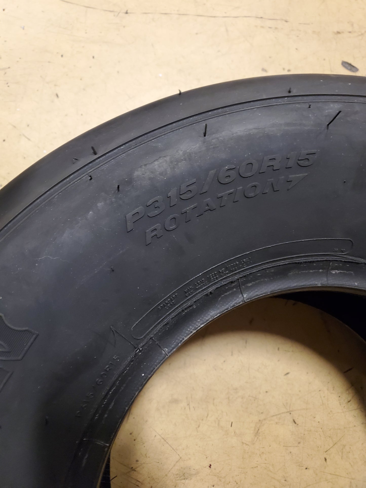 MICKEY THOMPSON ET STREET RADIAL PRO P 315 60 15  DRAG SLICK TIRE 90000024662