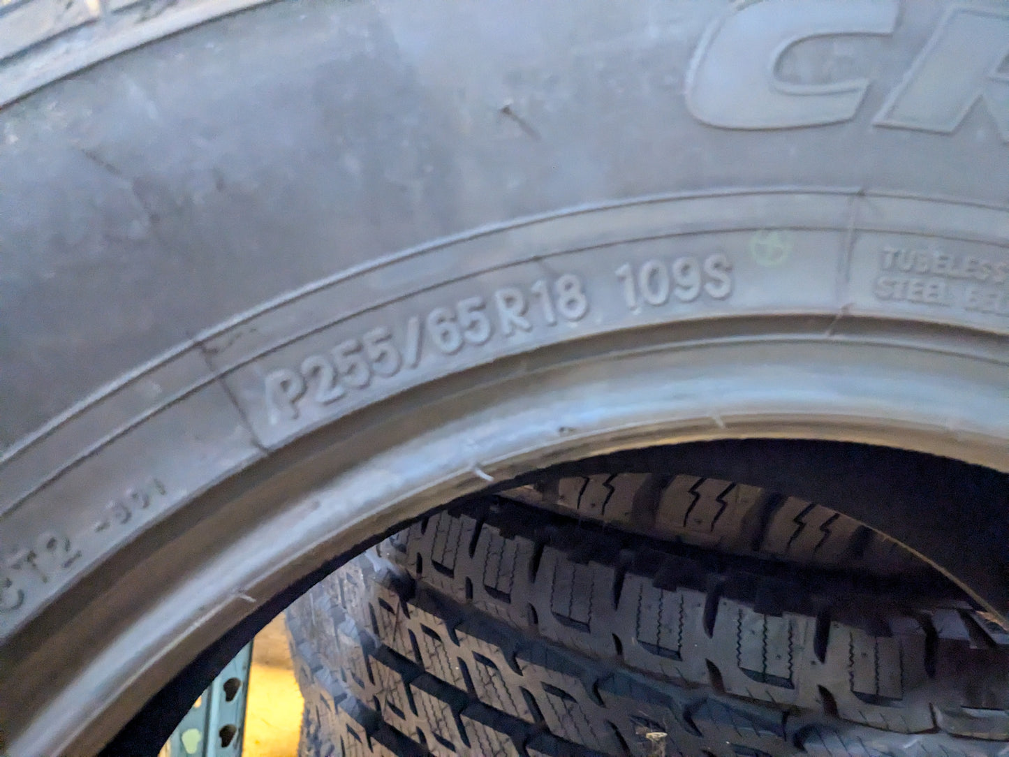 NITTO CROSSTEK 2 BSW P 255 65 18 109S SL ALL SEASON TIRE 452370