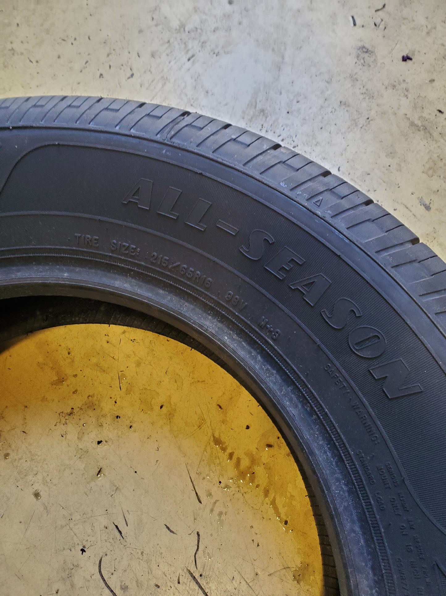 GOODYEAR RELIANT ALL SEASON BSW P 215 65 16 98V TIRE 682069597