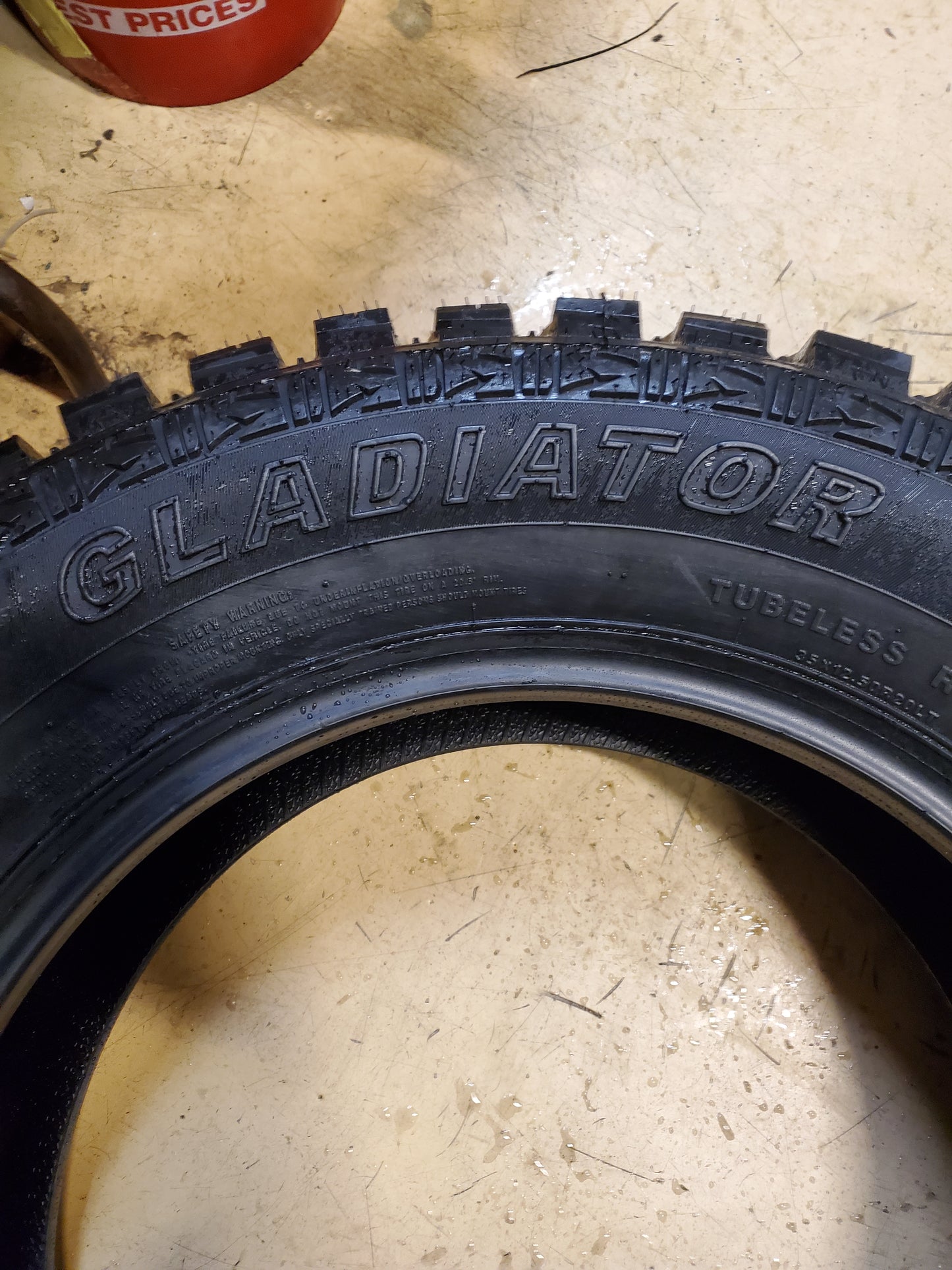 GLADIATOR QR900-M/T BSW LT 35 12.50 20 121Q 10PLY MUD TIRE 1932250352