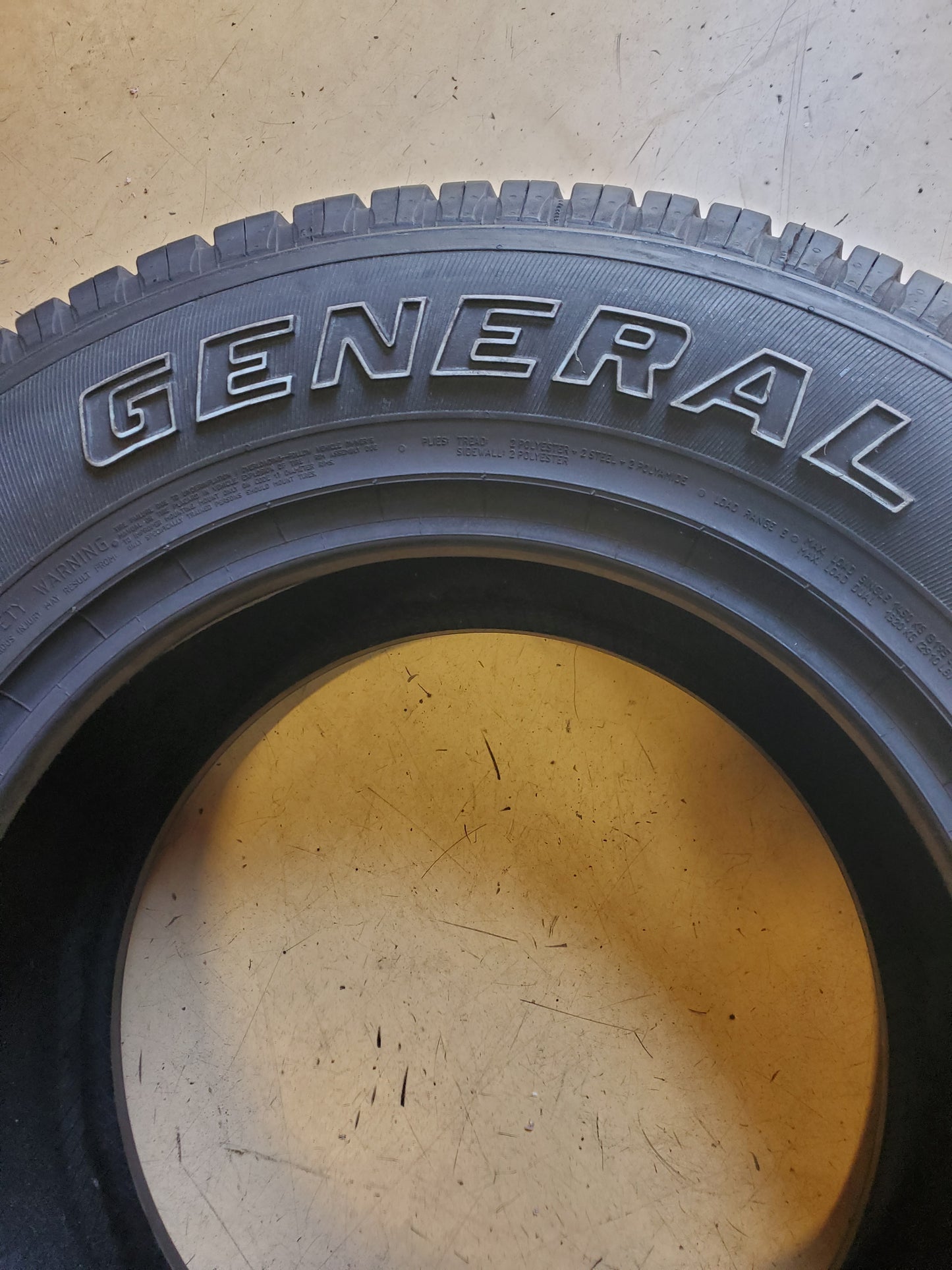 GENERAL GRABBER HTS60 OWL LT 265 70 17 121/118S 10PLY TIRE 04505170000