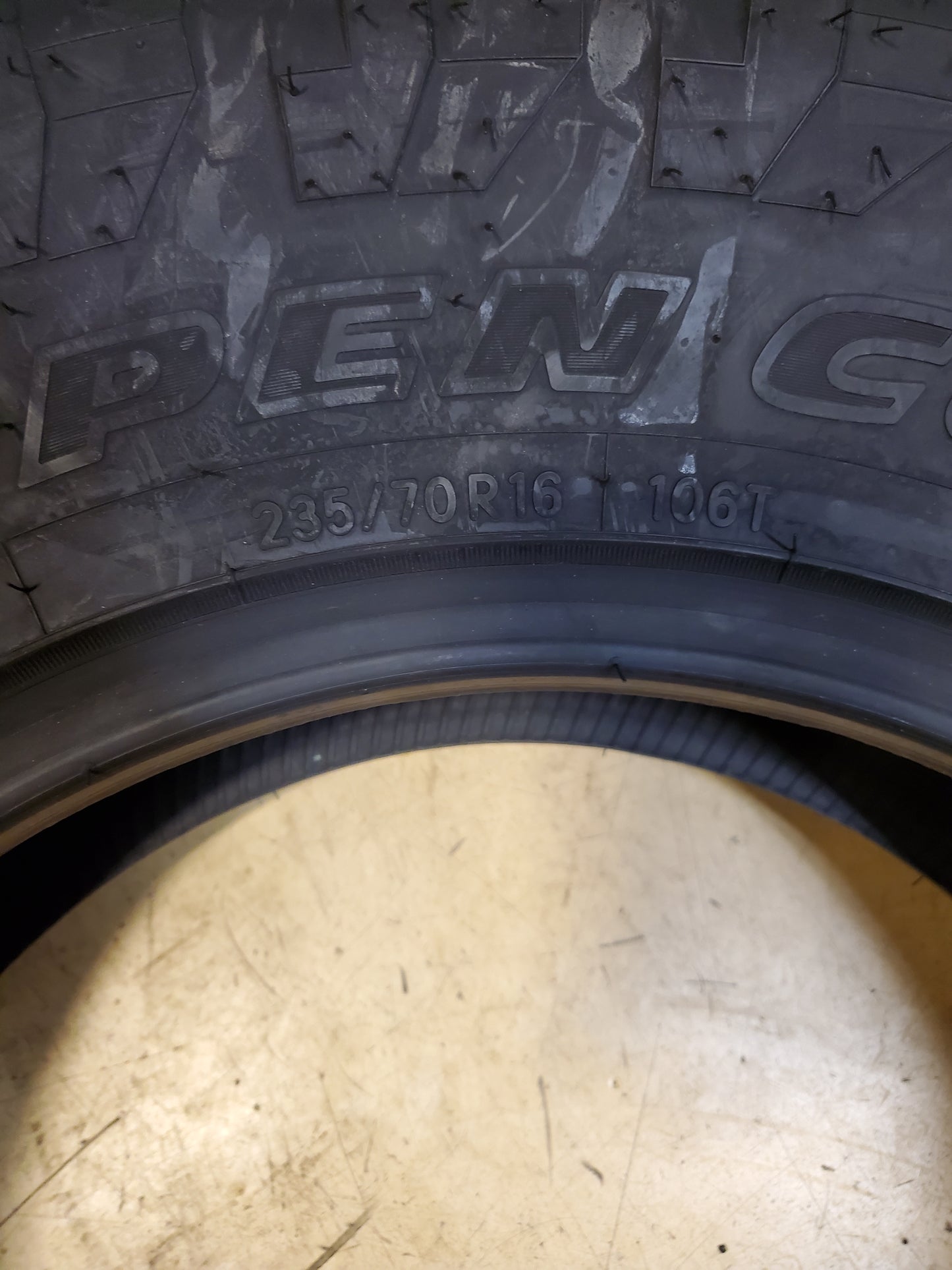 NOS TOYO OPEN COUNTRY A/T III BSW P 235 70 16 106T ALL TERRAIN TIRE 356110
