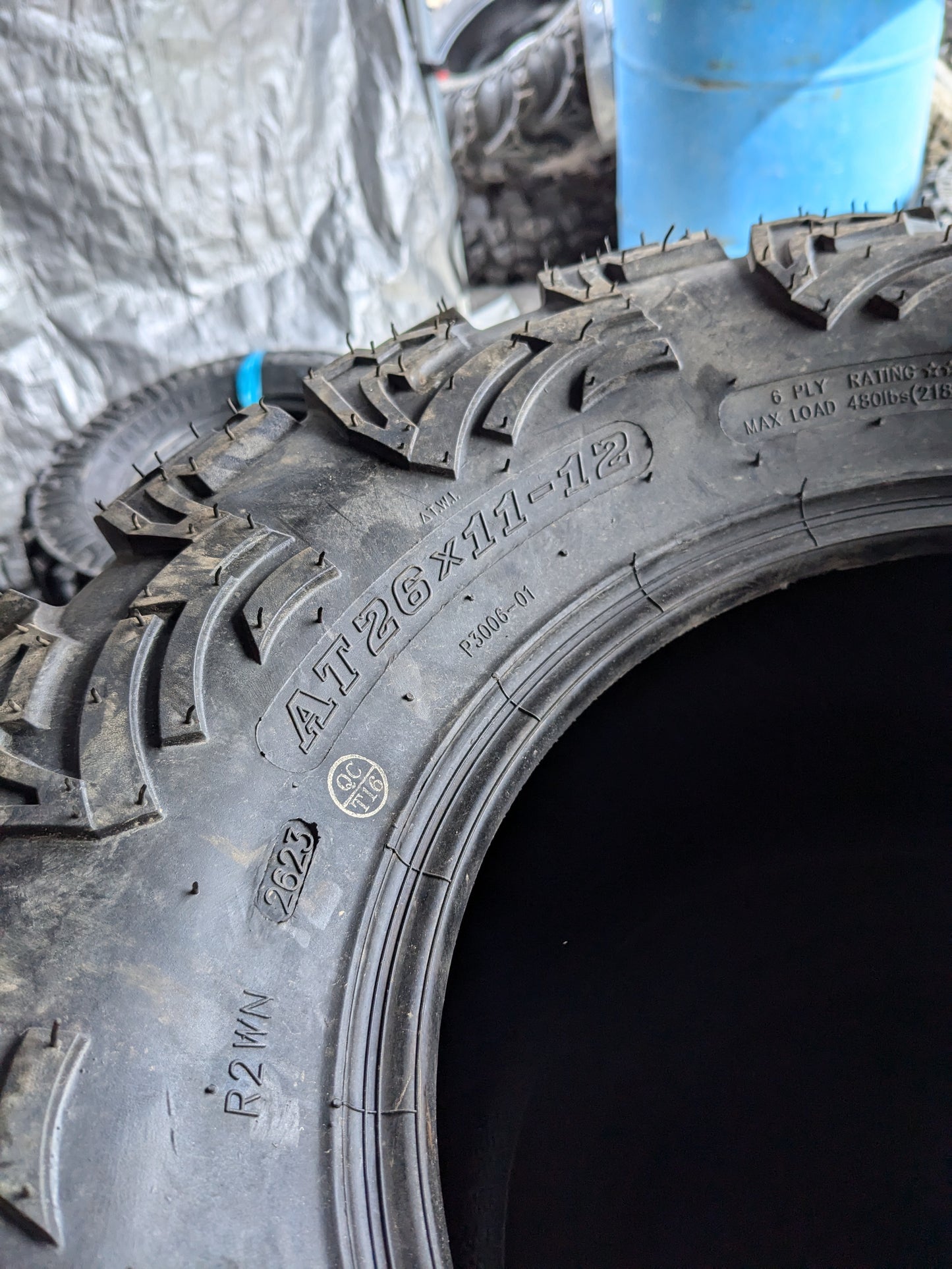 QUADBOSS QBT447 26 11 12 6PLY UTV/ATV TIRE 608991