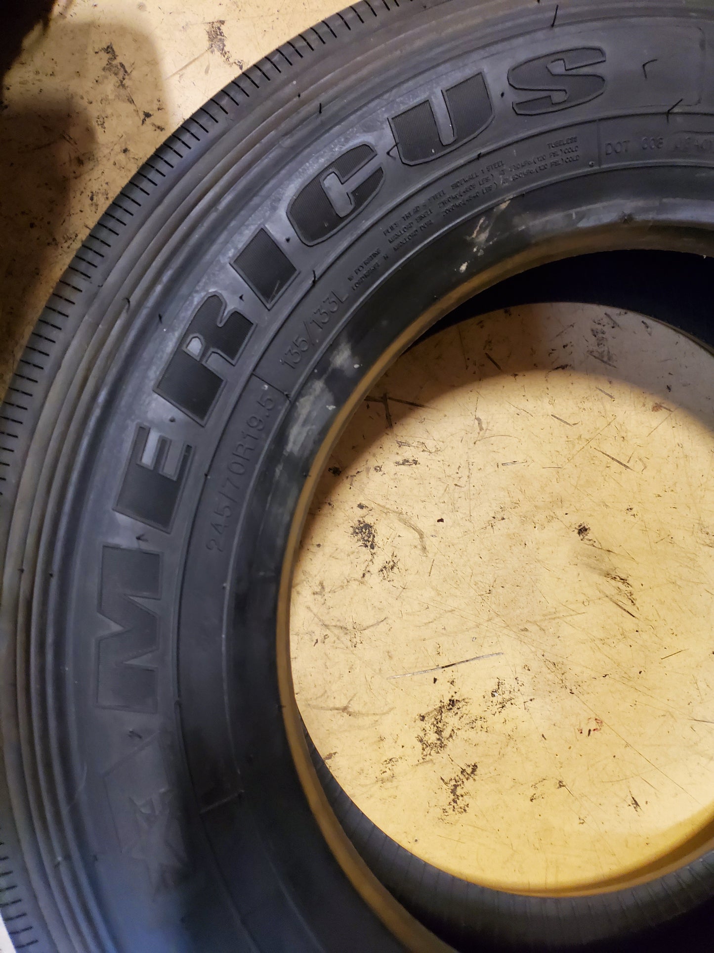 AMERICUS AP2000 BSW 245 70 19.5 135/133L 16PLY COMMERCIAL TIRE AMD9007