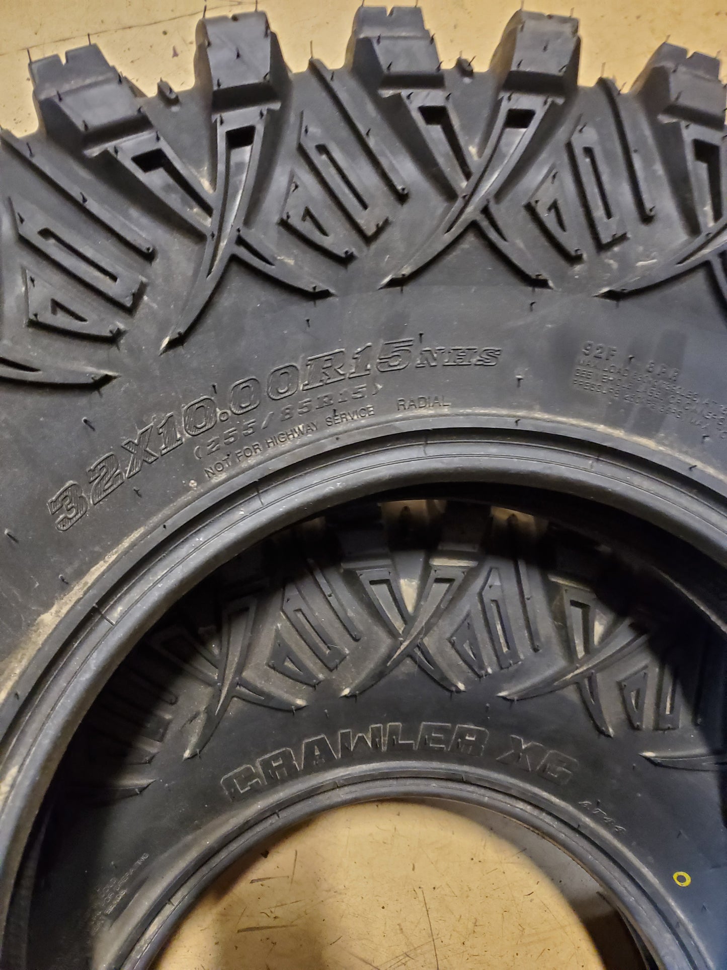 NOS PRO ARMOR CRAWLER XG BSW 32 10 15 92F 8PLY ATV/UTV TIRE T321015XG