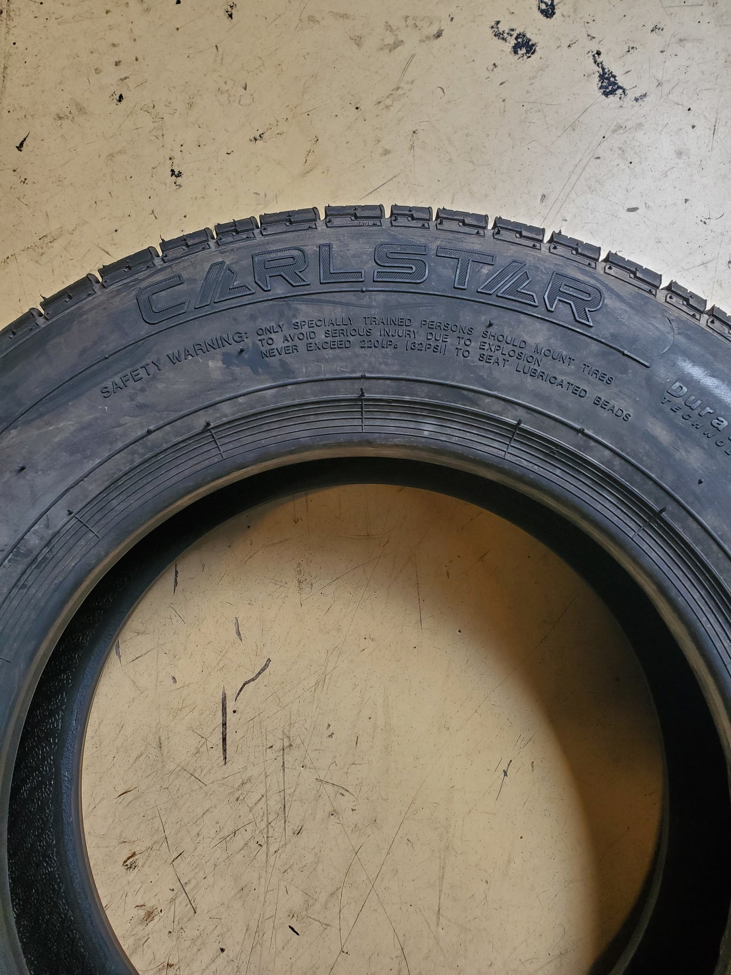 CARLSTAR RADIAL TRAIL RH BSW 145 12C 87/85L 8PLY CARGO TIRE CRTRH14512