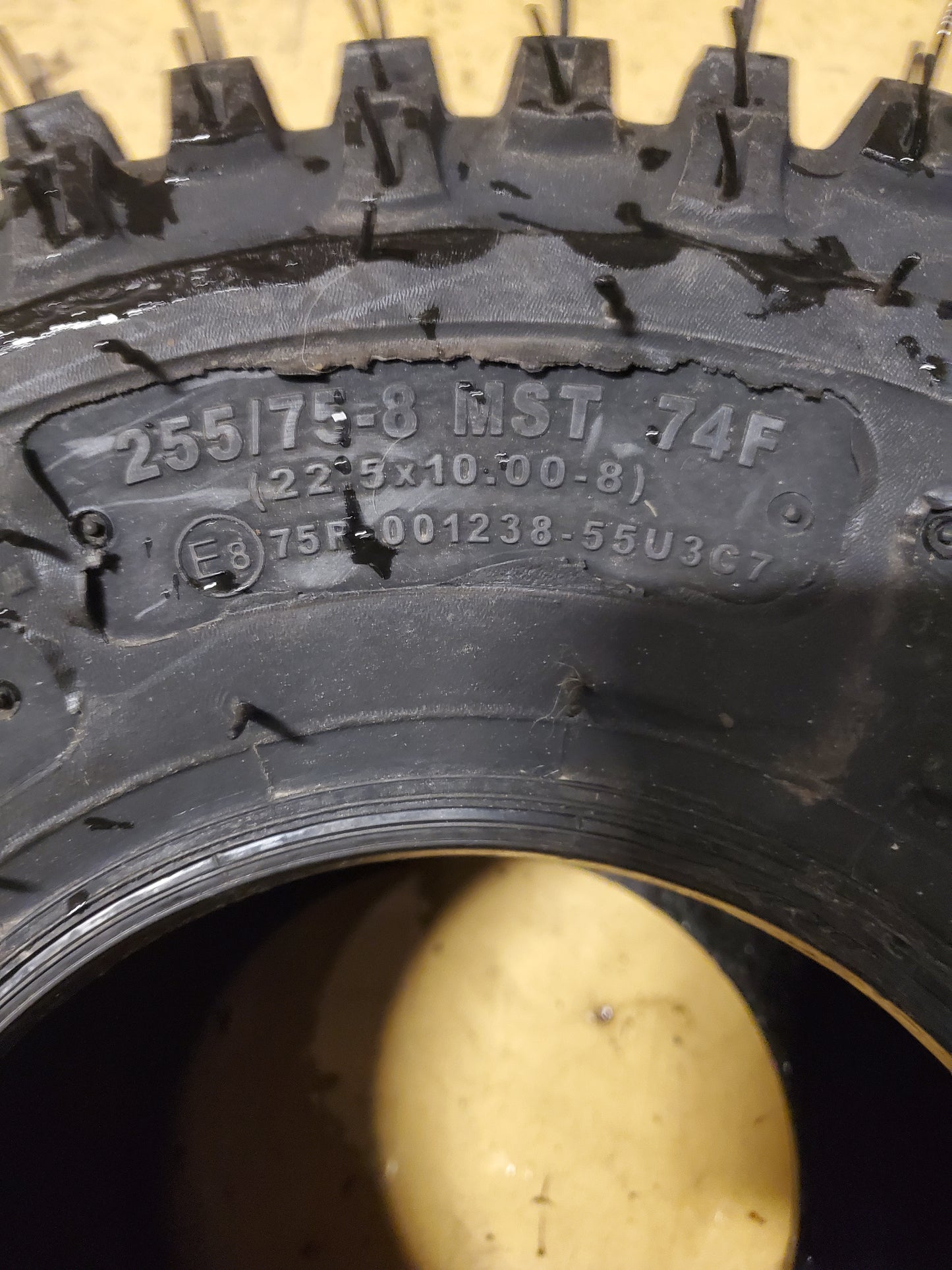 CARLISLE TURF TAMER AT BSW 22.5 10 8 74F 4PLY ATV/UTV TIRE 55U3C7