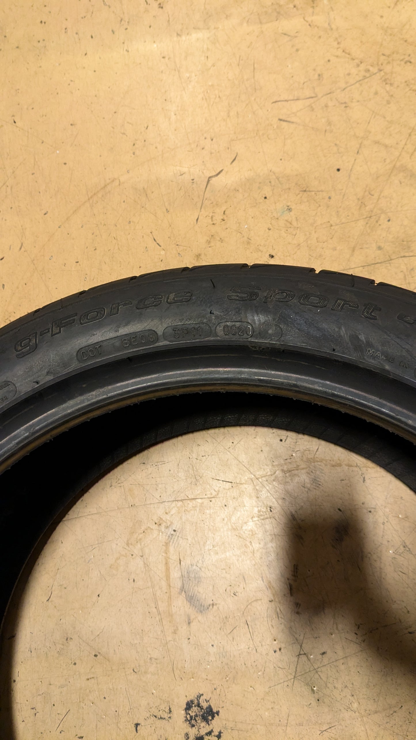 NOS BFGOODRICH GFORCE SPORT COMP2 BSW P 245 45 20 103W XL TIRE 77147