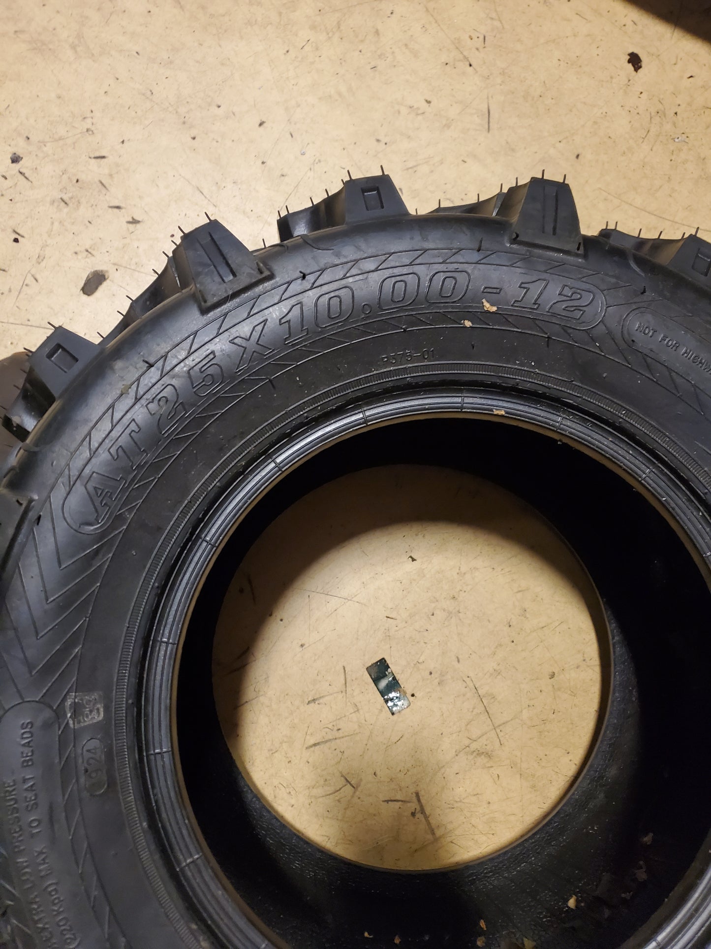 WANDA P375 BSW AT 25 10 12 6PLY ATV/UTV TIRE P375WD3