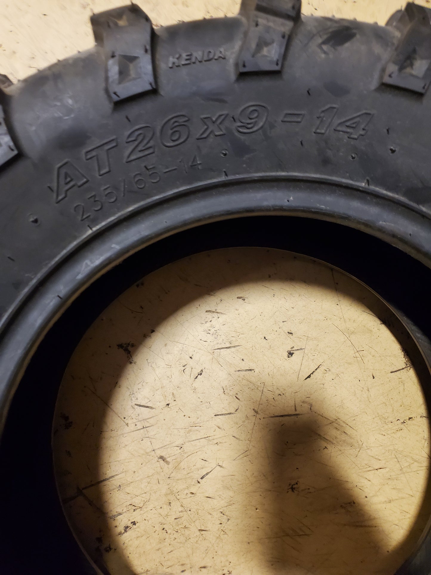 NOS KENDA BEAR CLAW EVO BSW AT 26 9 14 6PLY ATV/UTV TIRE 85921448C1