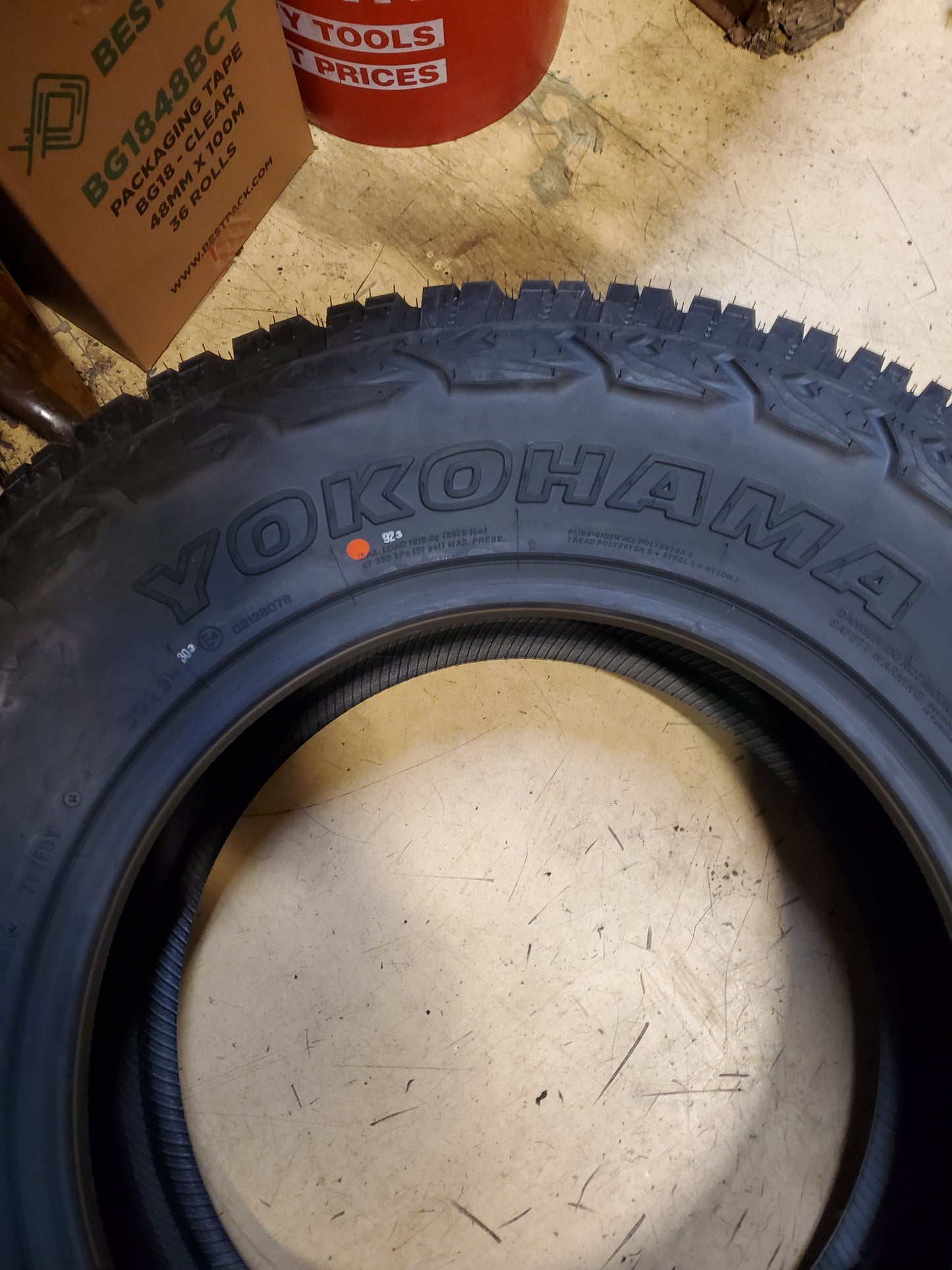 YOKOHAMA GEOLANDAR X-AT BSW P 265 70 17 115T ALL TERRAIN TIRE 110116085