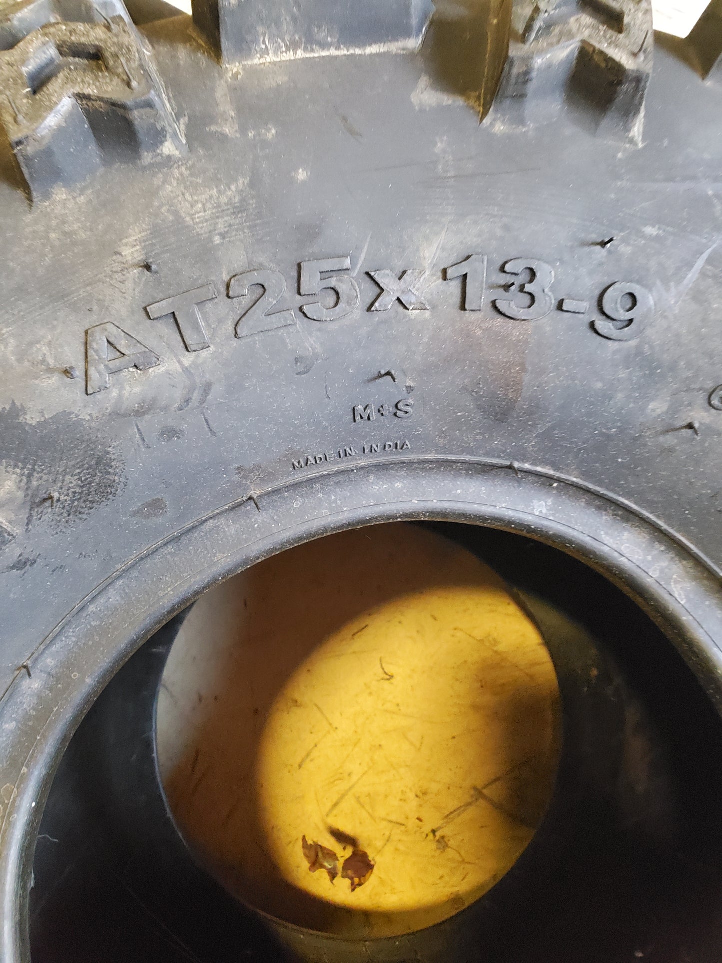 NOS BKT W207 BSW AT 25 13 9 6PLY ATV/UTV TIRE 94001644