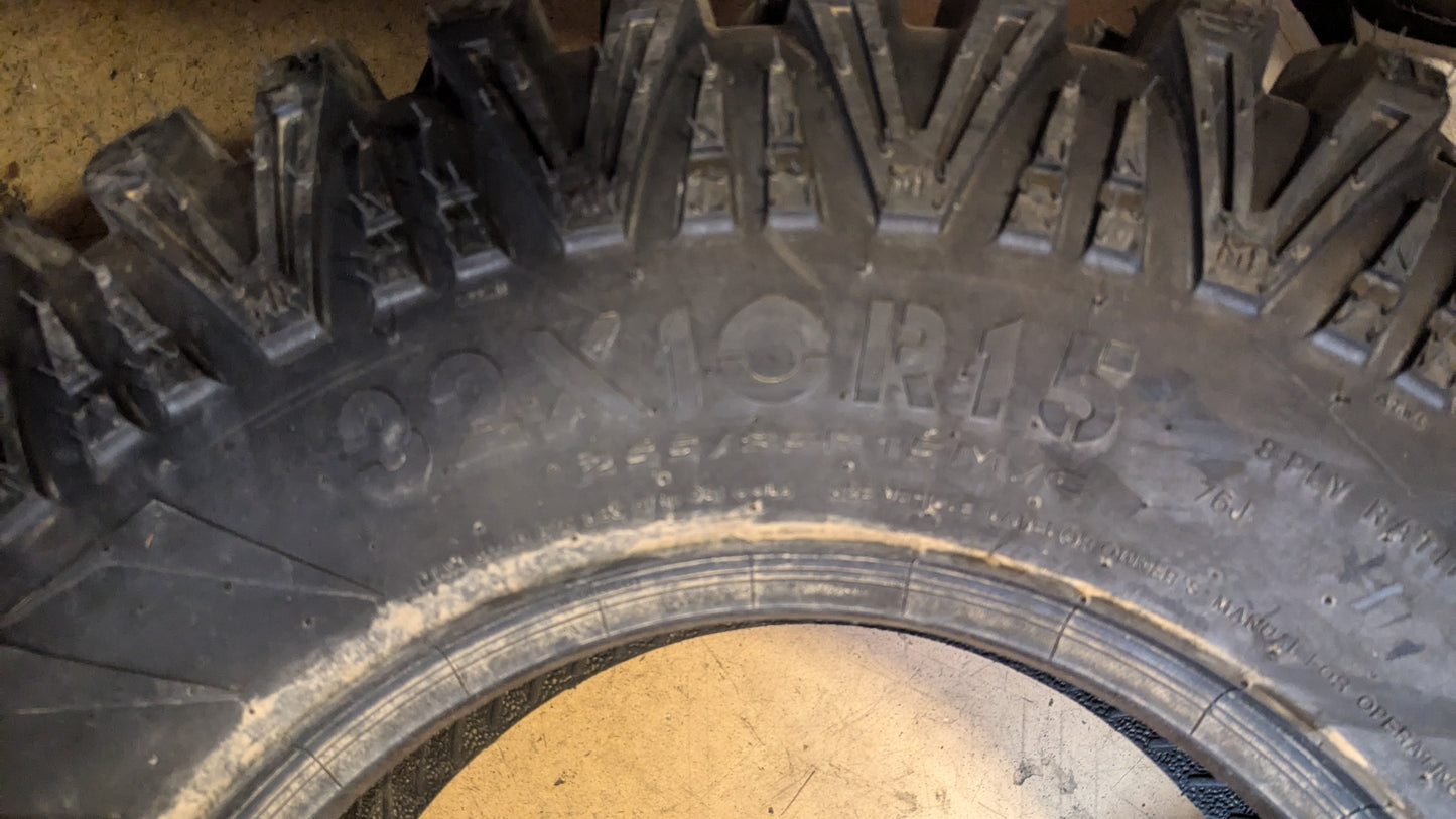 NOS AMS M1-EVIL BSW 32 10 15 76J 8PLY ATV/UTV TIRE 1522-661