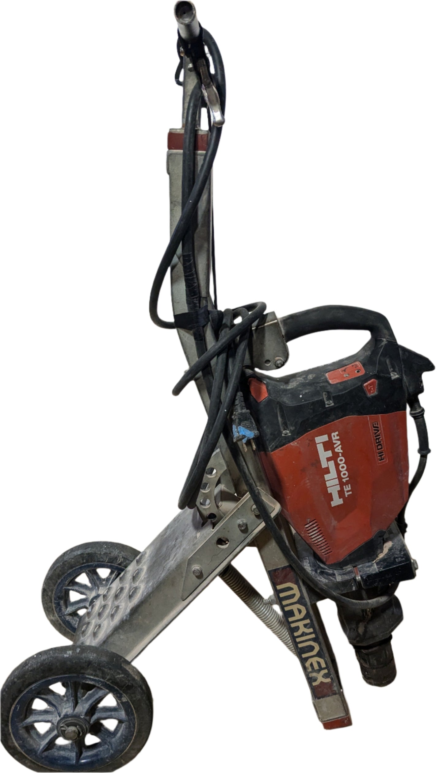 USED MAKINEX JACKHAMMER WITH HILTI TE 1000-AVR DEMOLITION HAMMER