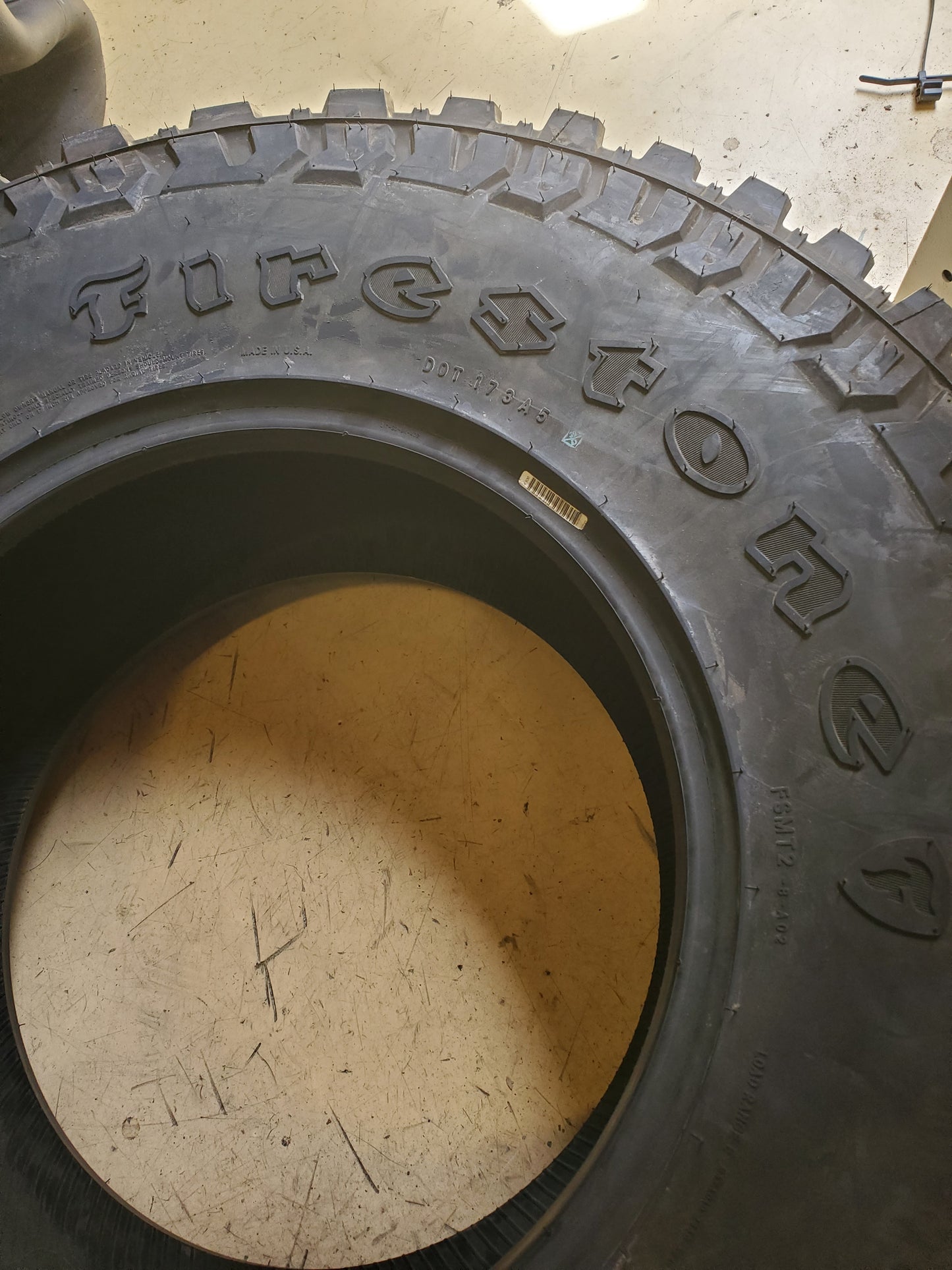 FIRESTONE DESTINATION M/T2 BSW LT 35 12.5 17 121Q 10PLY MUD TIRE TIRE 003810