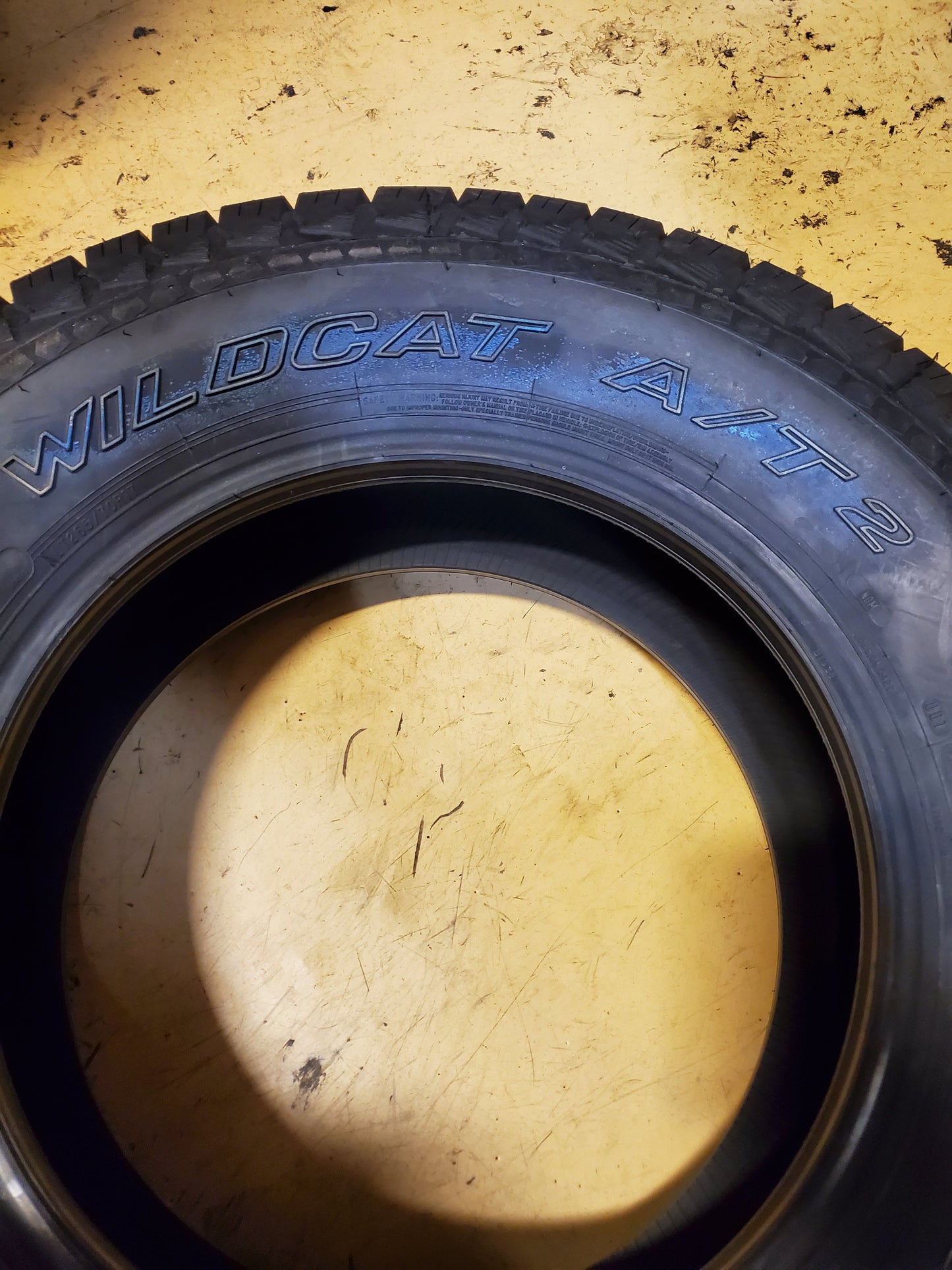 NOS MASTERCRAFT WILDCAT A/T 2 OWL LT 265 70 17 121/118R 10PLY TIRE N95997199
