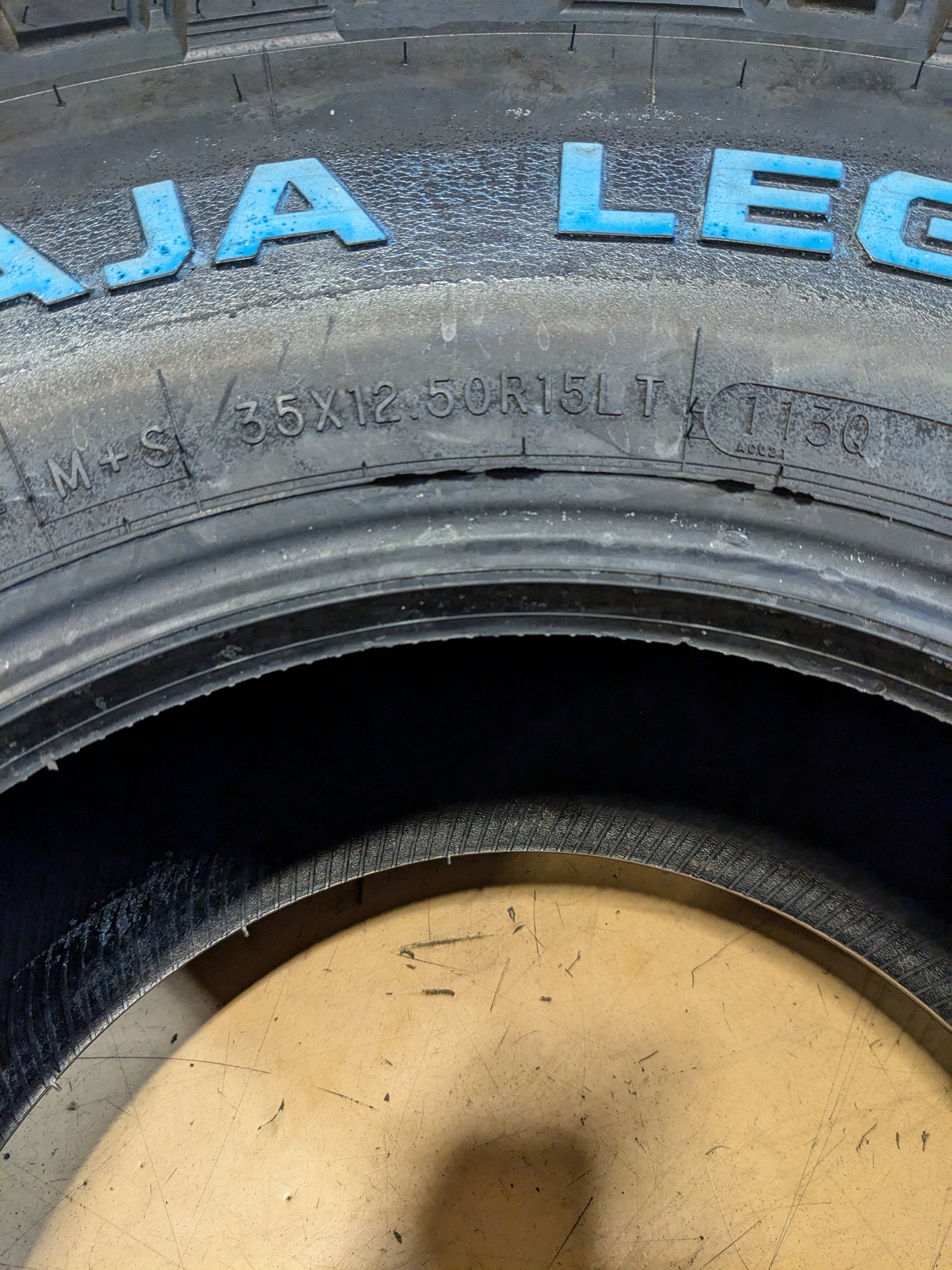 2 MICKEY THOMPSON BAJA LEGEND EXP A/T RWL LT 35 12.5 15 113Q LRC 6 PLY TIRES 90000067168 ALL TERRAIN