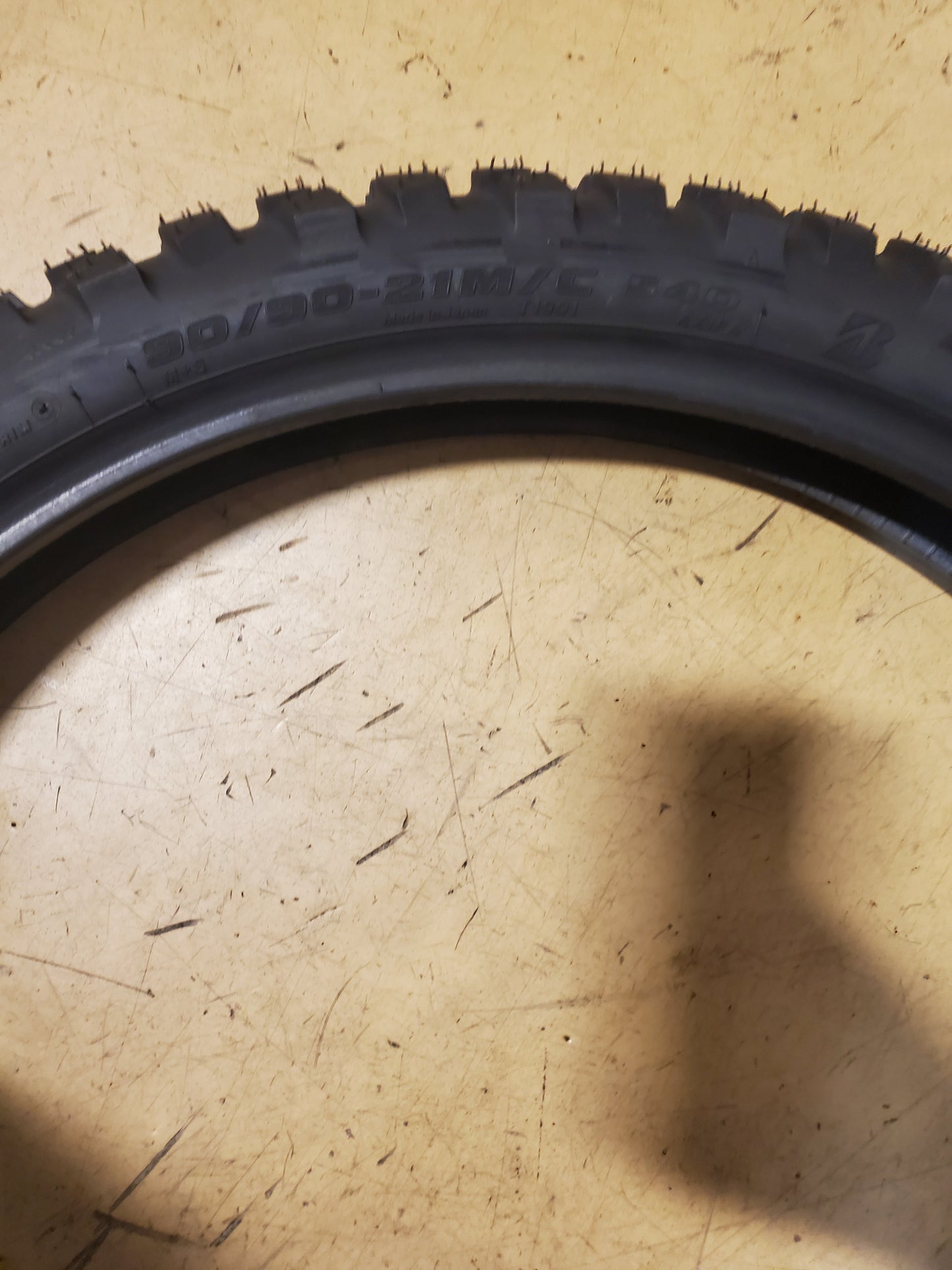 BRIDGESTONE BATTLAX ADVENTURECROSS AX41F 90 90 21 74Q FRONT BIKE TIRE 011457