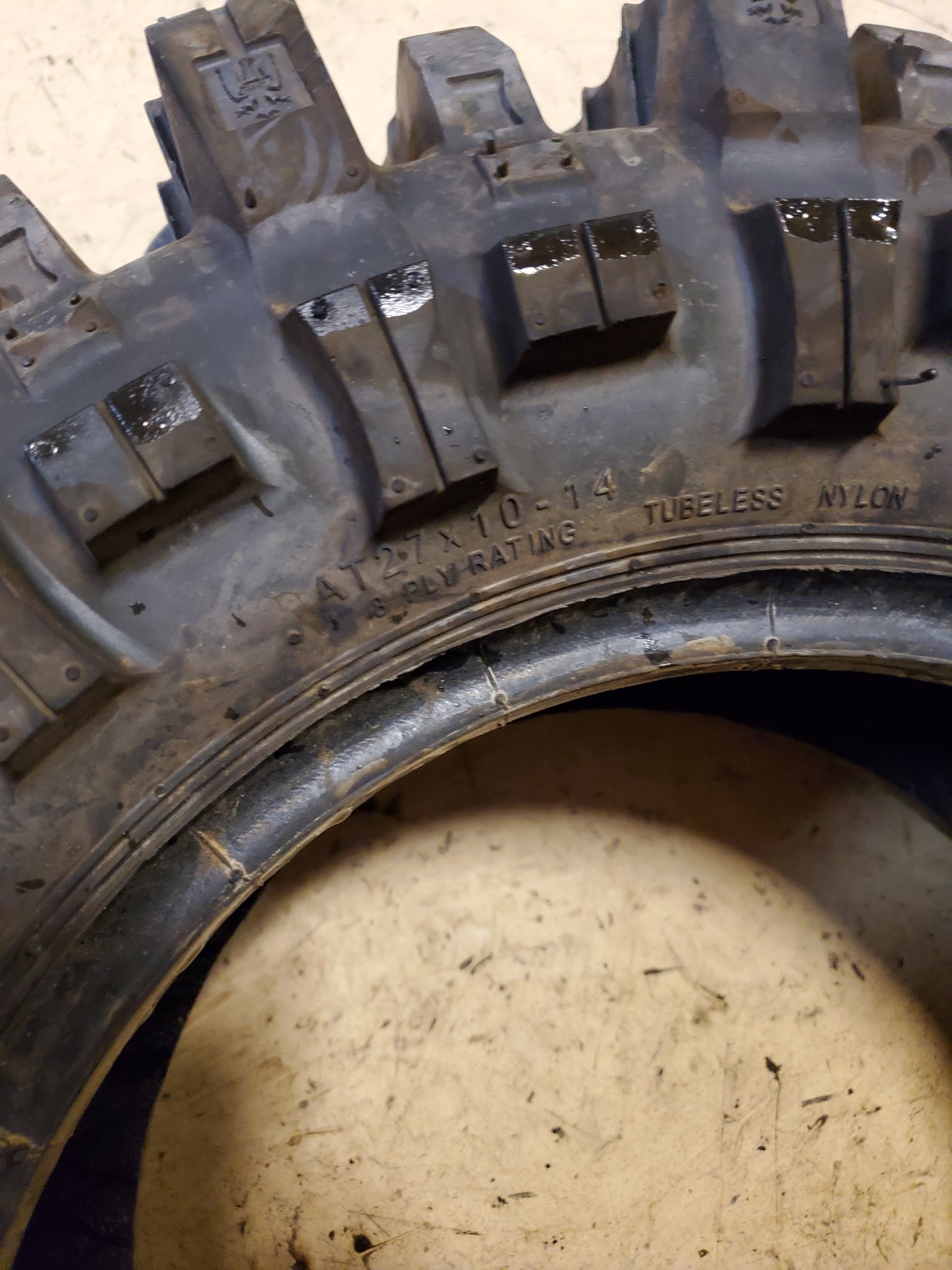 BOGGER SUPER SWAMPER BSW AT 27 10 14 8PLY ATV/UTV TIRE BAU920