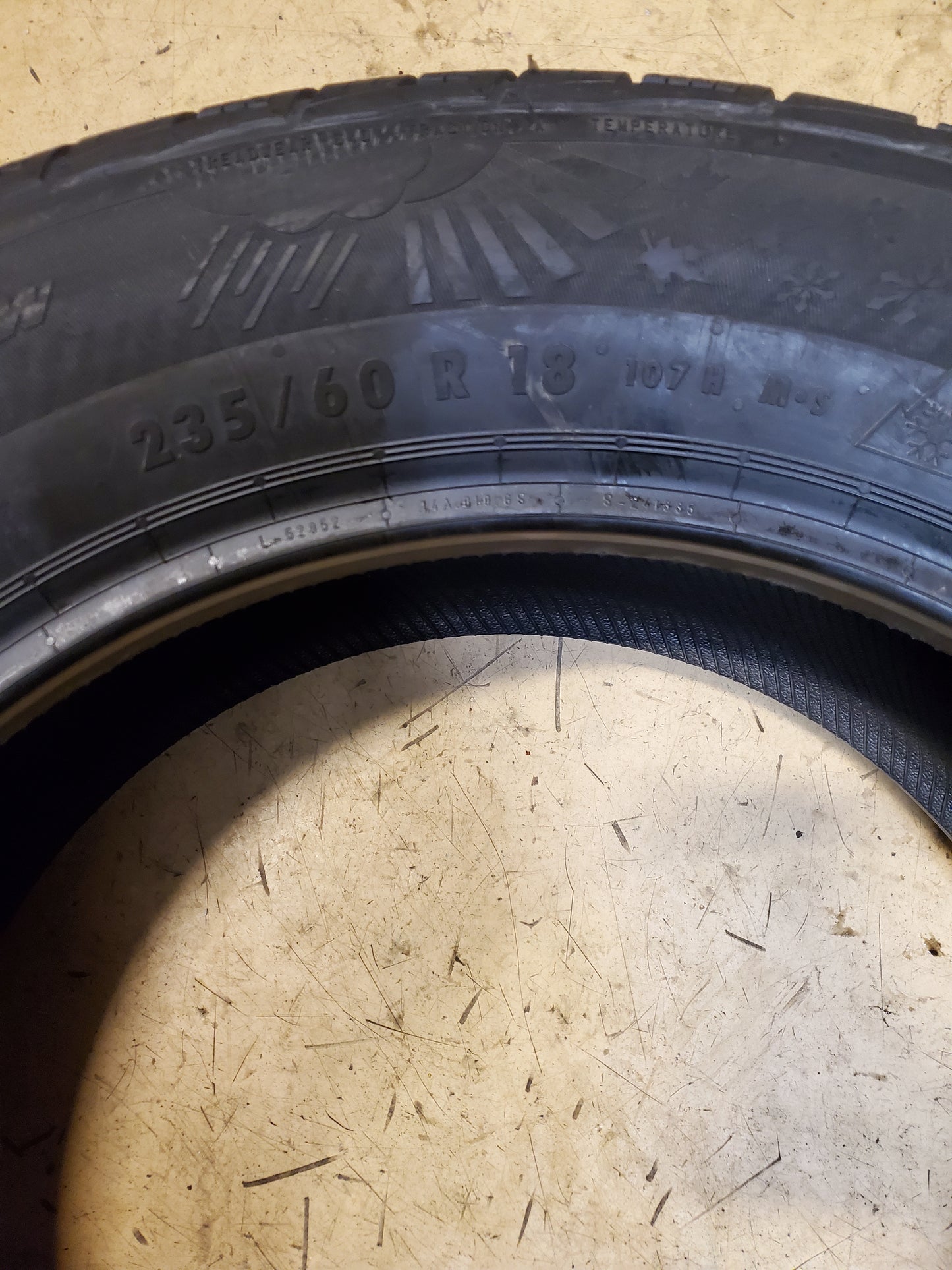 GENERAL ALTIMAX 365 AW BSW P 235 60 18 107H ALL WEATHER TIRE 15574430000
