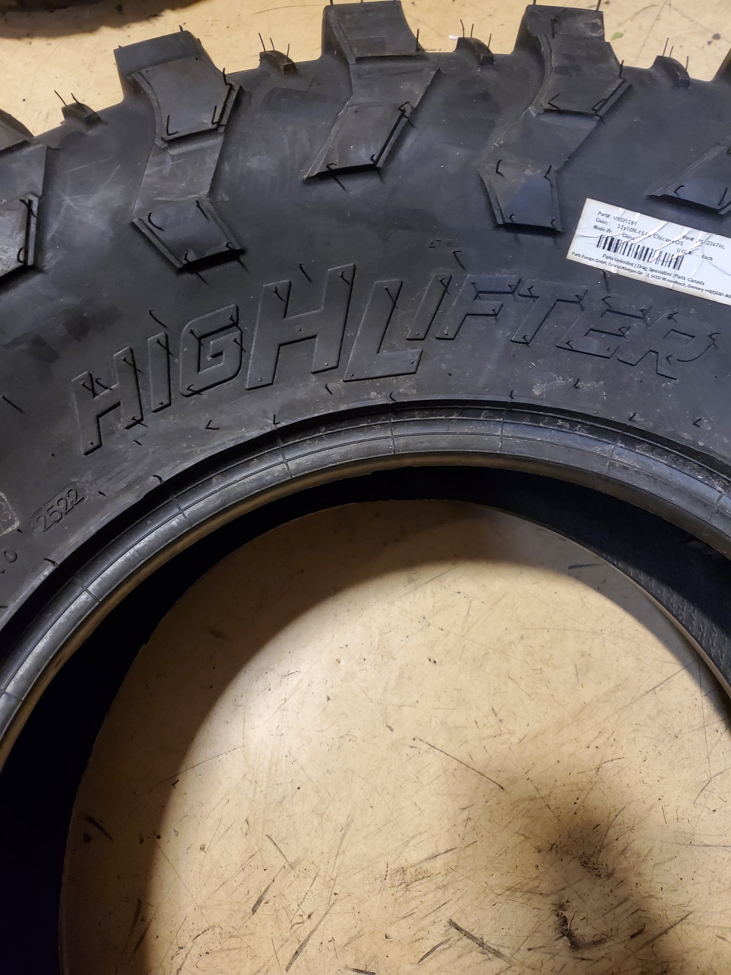 HIGHLIFTER CHICANE DS BSW 32 10 15 81J 8PLY ATV/UTV TIRE 0012247JL