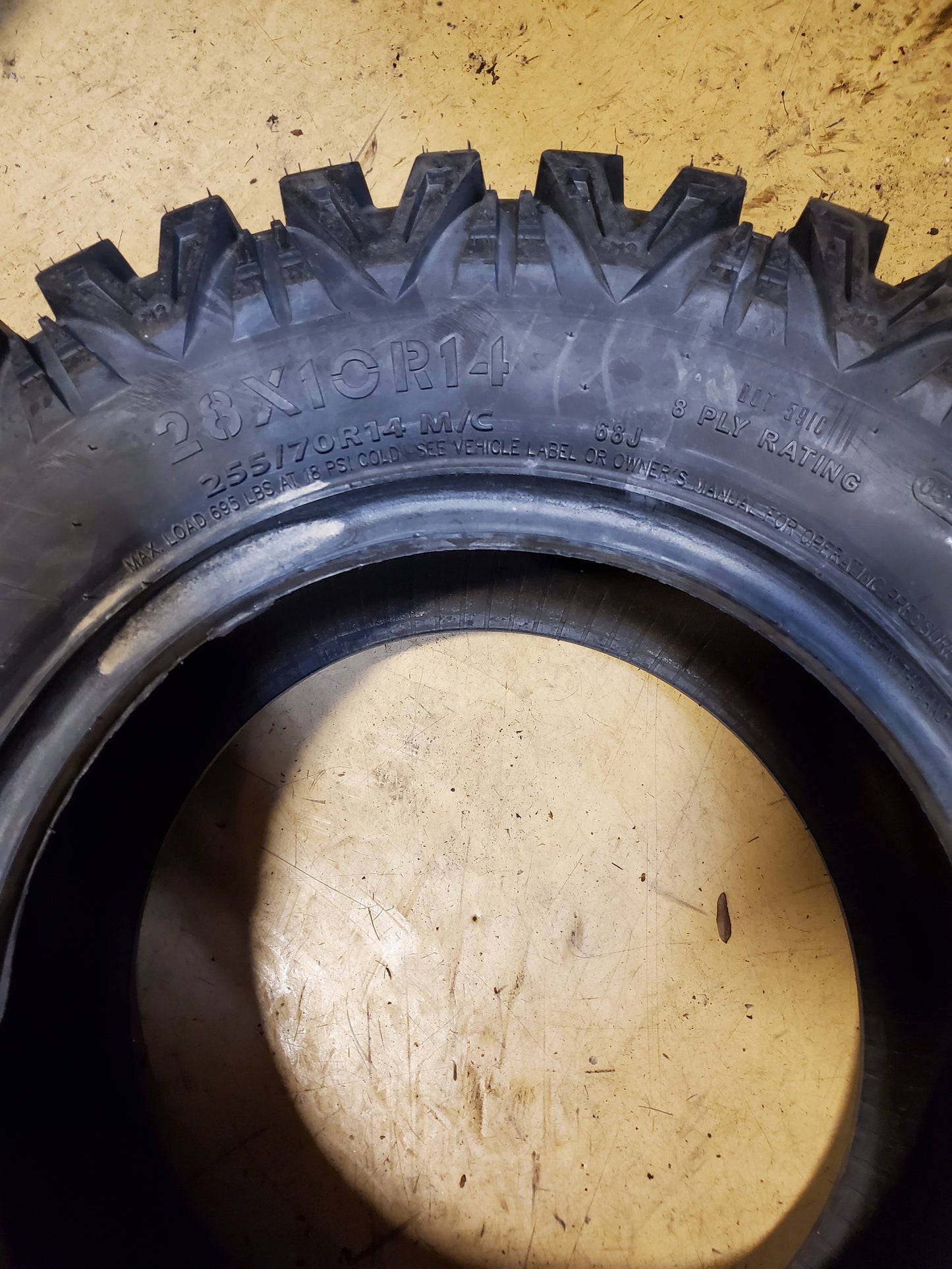 AMS M2 EVIL BSW 28 10 14 68J 8PLY ATV/UTV TIRE 1418361