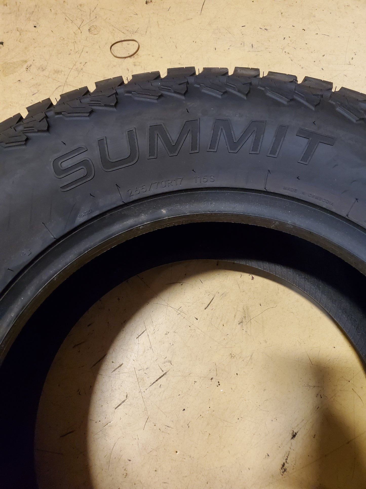 2 SUMMIT TRAIL CLIMBER AT02 BSW P 265 70 17 115S ALL TERRAIN TIRE 20908